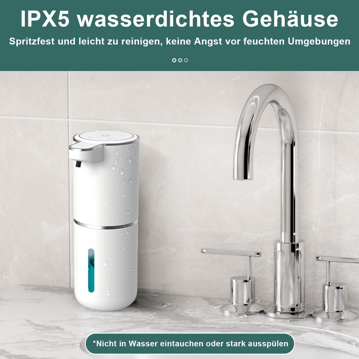 OKWISH Seifenspender 380ml Automatisch Schaumseifenspender Elektrischer Soa günstig online kaufen
