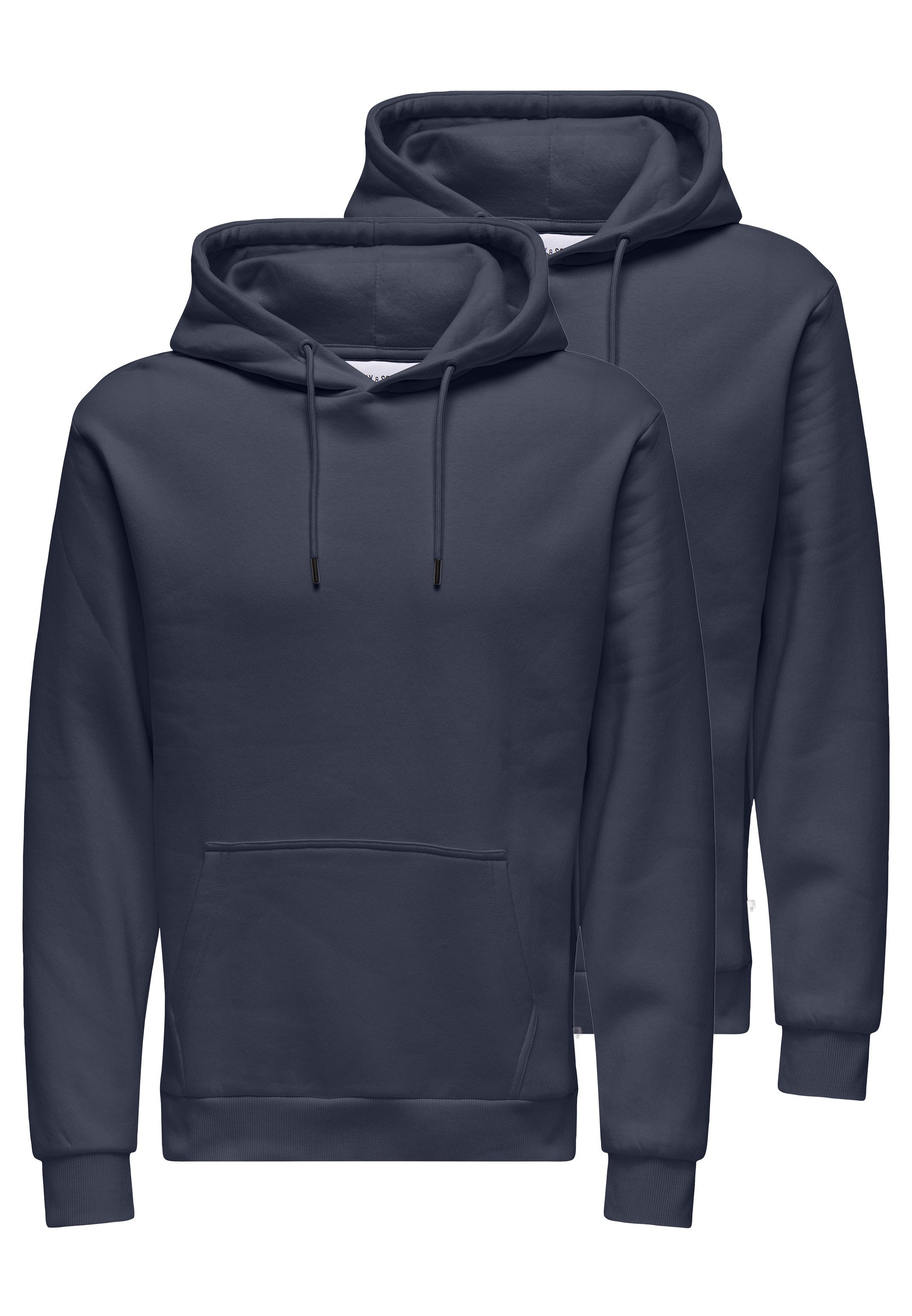 ONLY & SONS Hoodie 2er Pack Ceres (Spar-Set, 2-tlg) Sweatshirt / Hoodie - Baumwolle - Atmungsaktiv