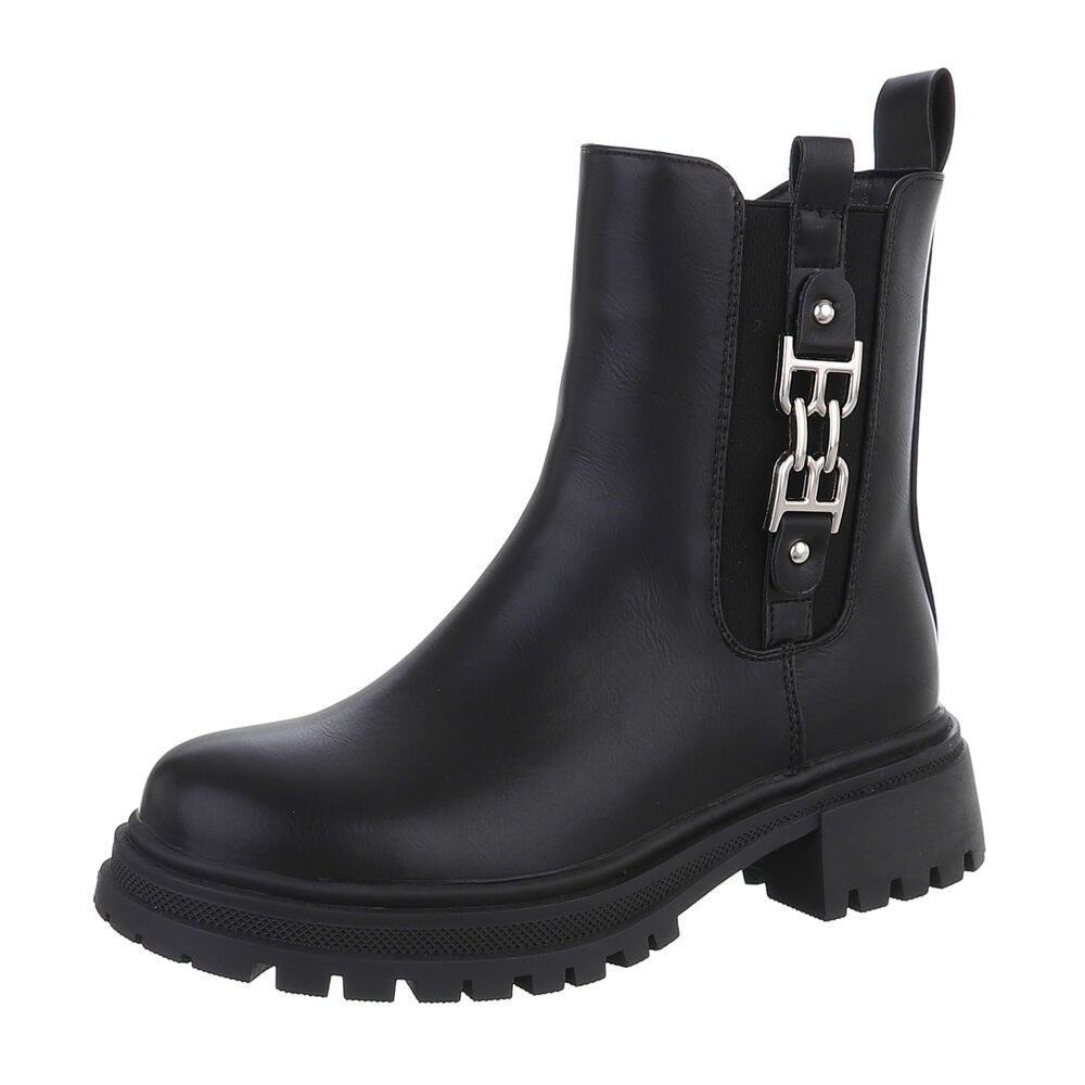 Ital-Design Damen Chelsea Freizeit Plateaustiefelette (87451881) günstig online kaufen