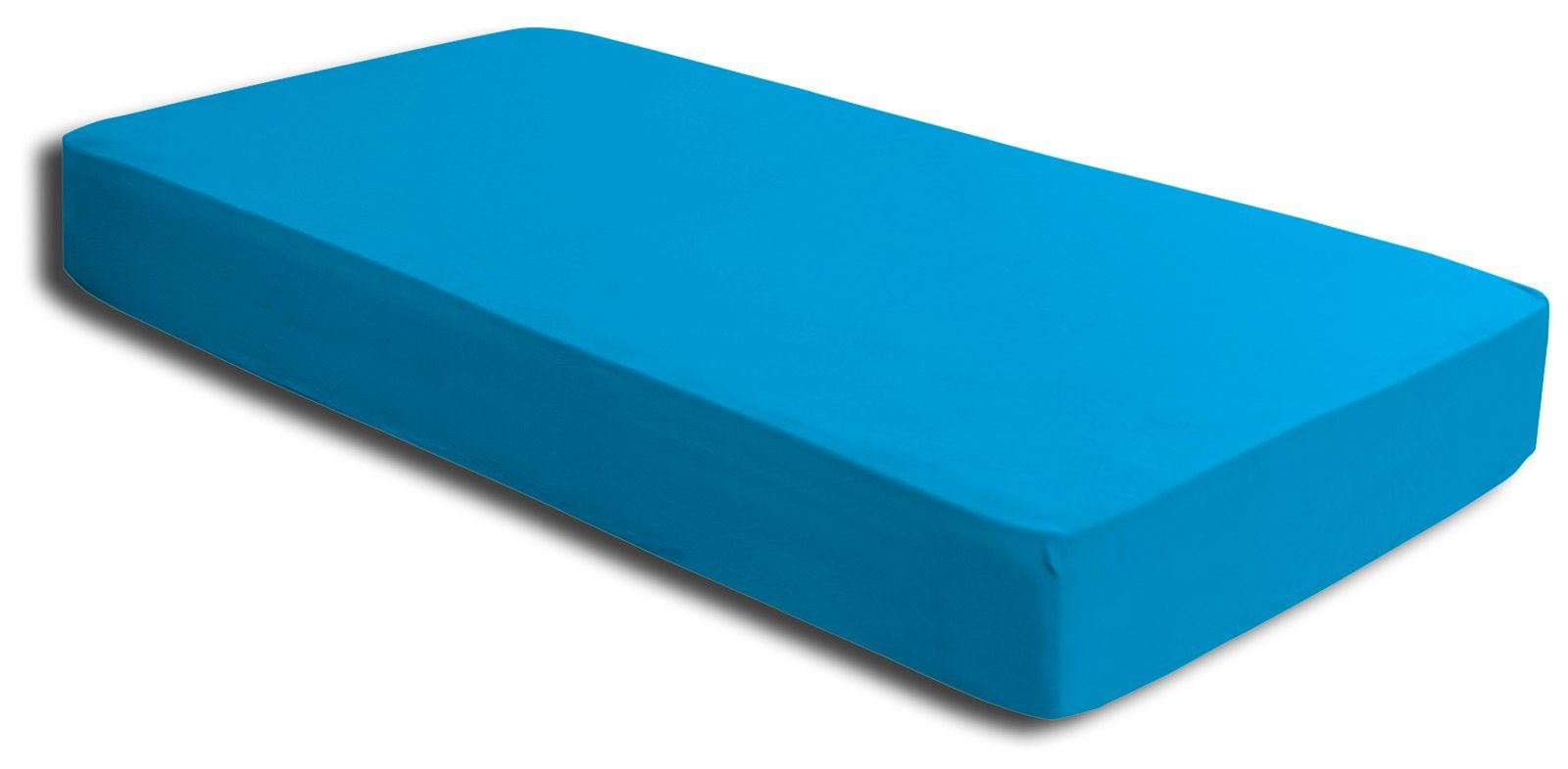 One Home Spannbettlaken Jersey, Jersey, Gummizug: rundum, (2 Stück), Double günstig online kaufen