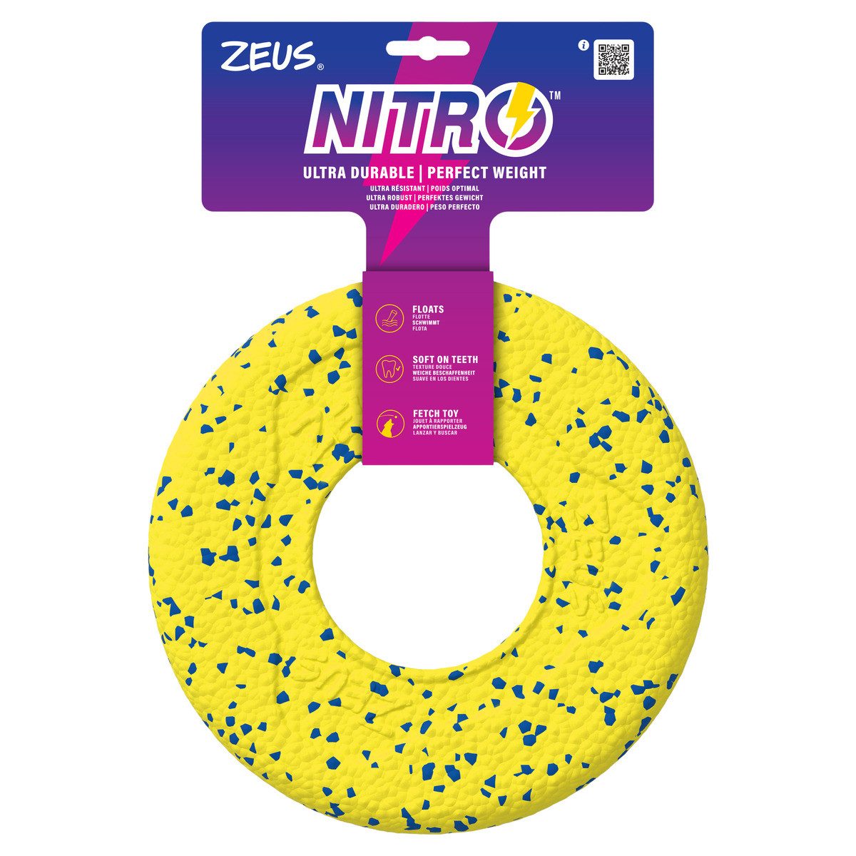 Zeus Outdoor-Spielzeug Hundespielzeug Nitro Flying Disc