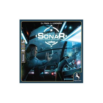 Pegasus Spiele Spiel, Familienspiel 57010G - Captain Sonar, Empfohlen Kennerspiel 2017, 4-8..., Strategiespiel