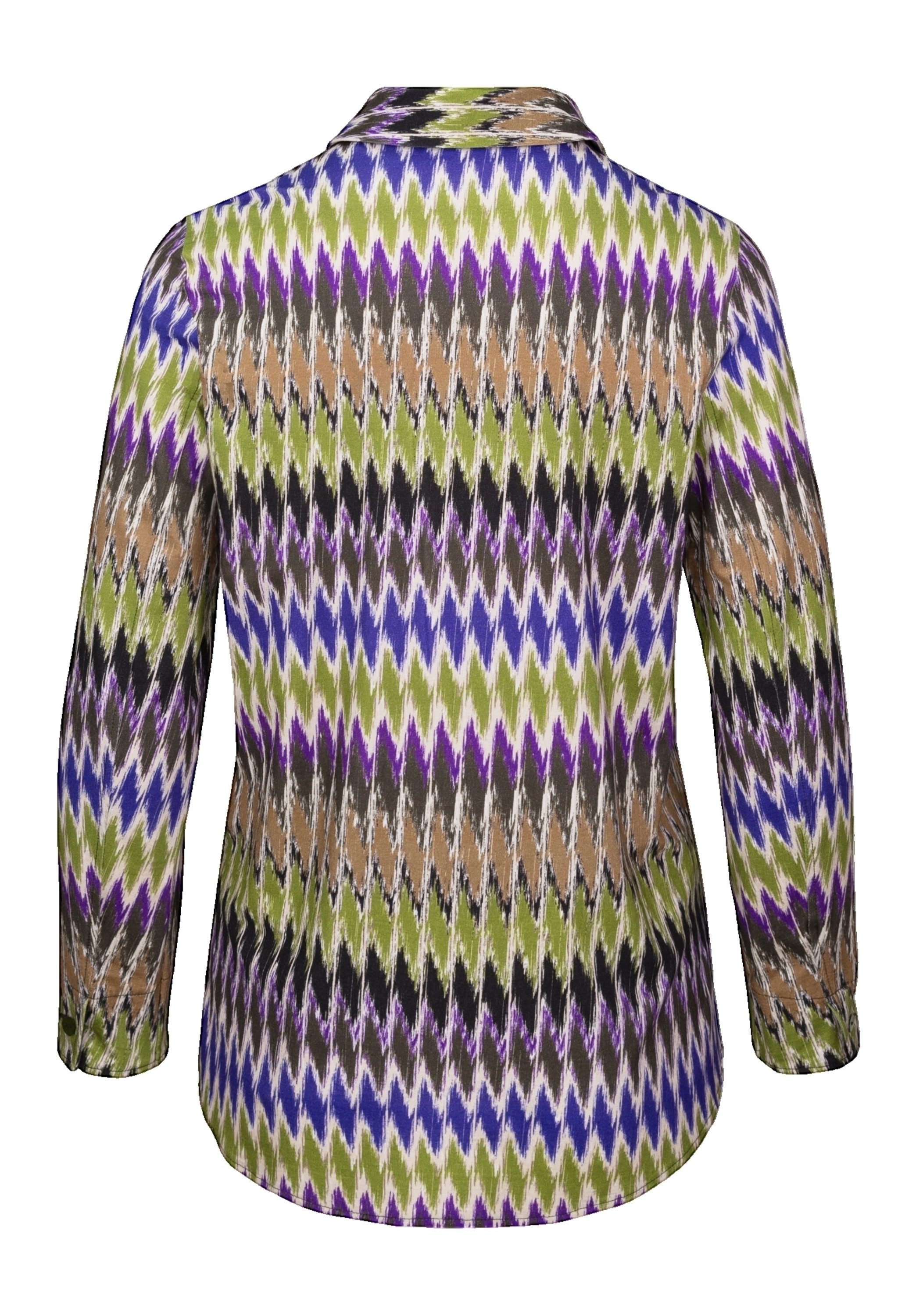 bianca Druckbluse ANEA aus elastischem Jerseystoff und Allover-Print günstig online kaufen