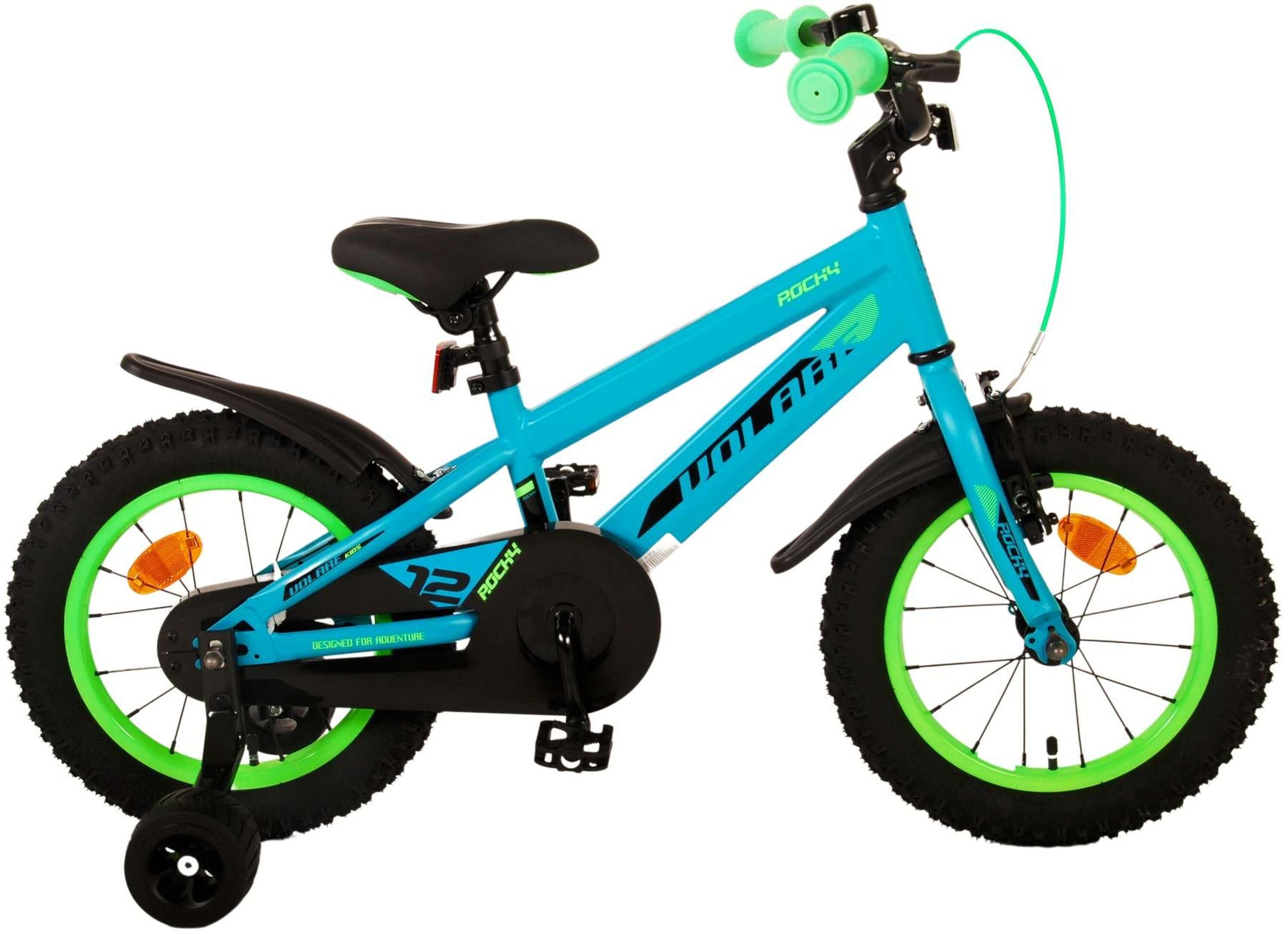 Volare Kinderfahrrad, 1 Gang, ohne Schaltung, Kinderfahrrad Rocky 14 Zoll