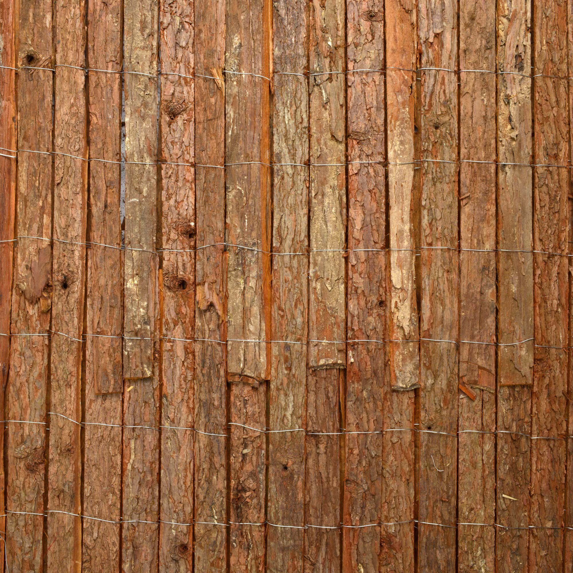 Sol Royal Sichtschutzzaunmatten Sichtschutz Rinde SolVision R63 Natur, 80x300cm, (HxB), Sichtschutz Rindenmatte für Balkon Garten oder Windschutz Blickschutz