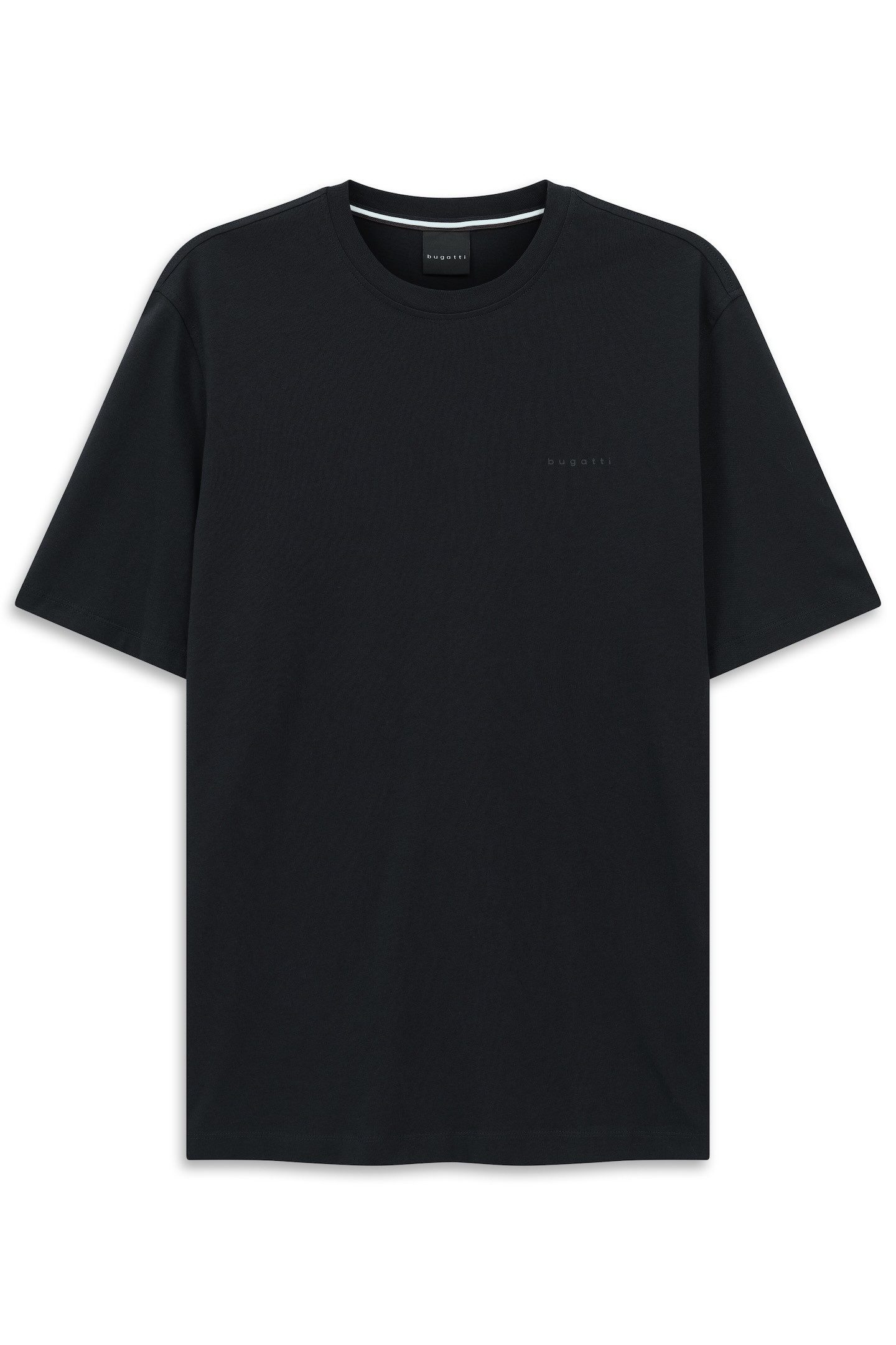 bugatti T-Shirt Basic Essential aus reiner Baumwolle