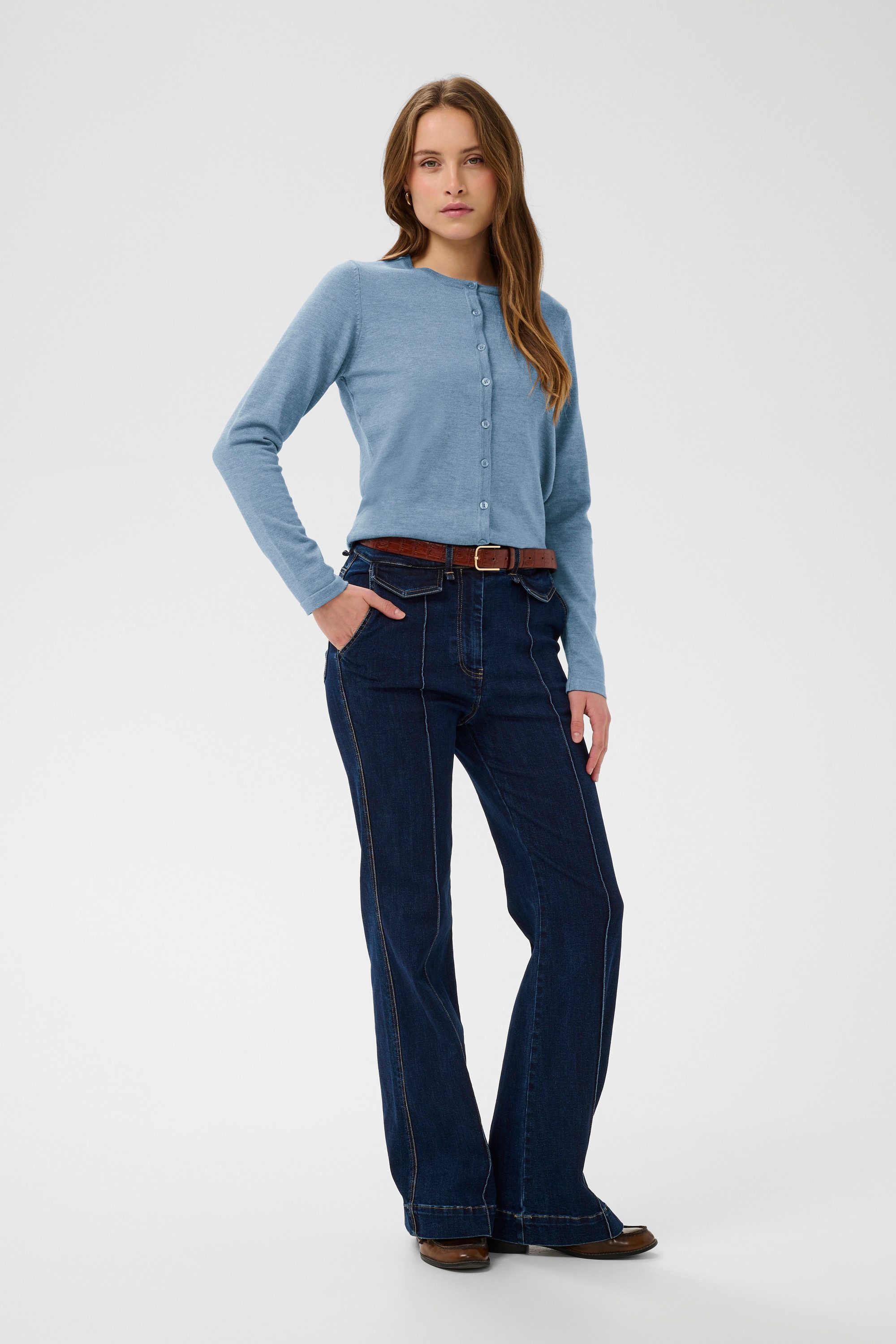 Saint Tropez Cardigan A8661, MilaSZ R-Neck Cardigan günstig online kaufen