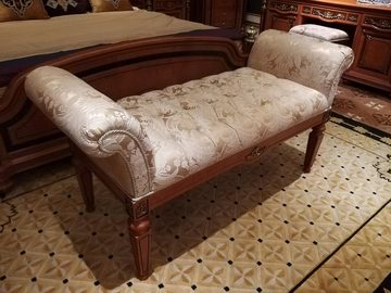 JVmoebel Hockerbank, Chaiselounge Antik Stil Sofa Liege Couch Liegen Chaise Textil
