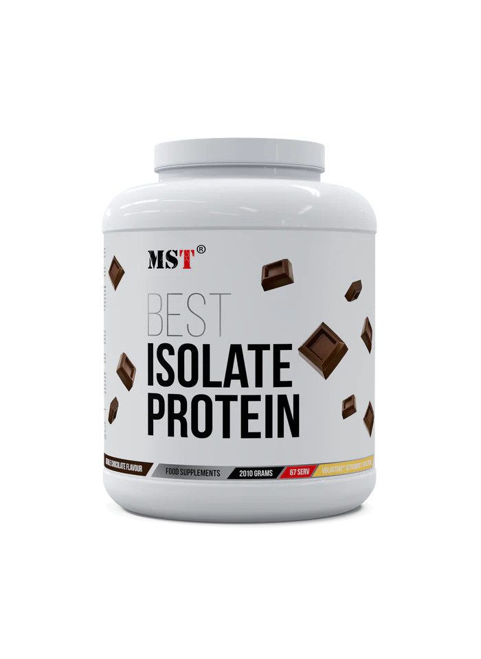 MST Nutrition Best Isolate Protein 2010g - Double Chocolate Pulver, 2010 g, Pulver