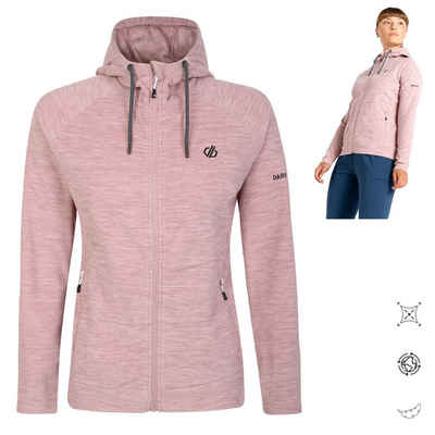 Dare2b Trekkingjacke Dare2b - wärmende Fleece Jacke mit Kapuze Out&Out FullZip Jacke, rosa