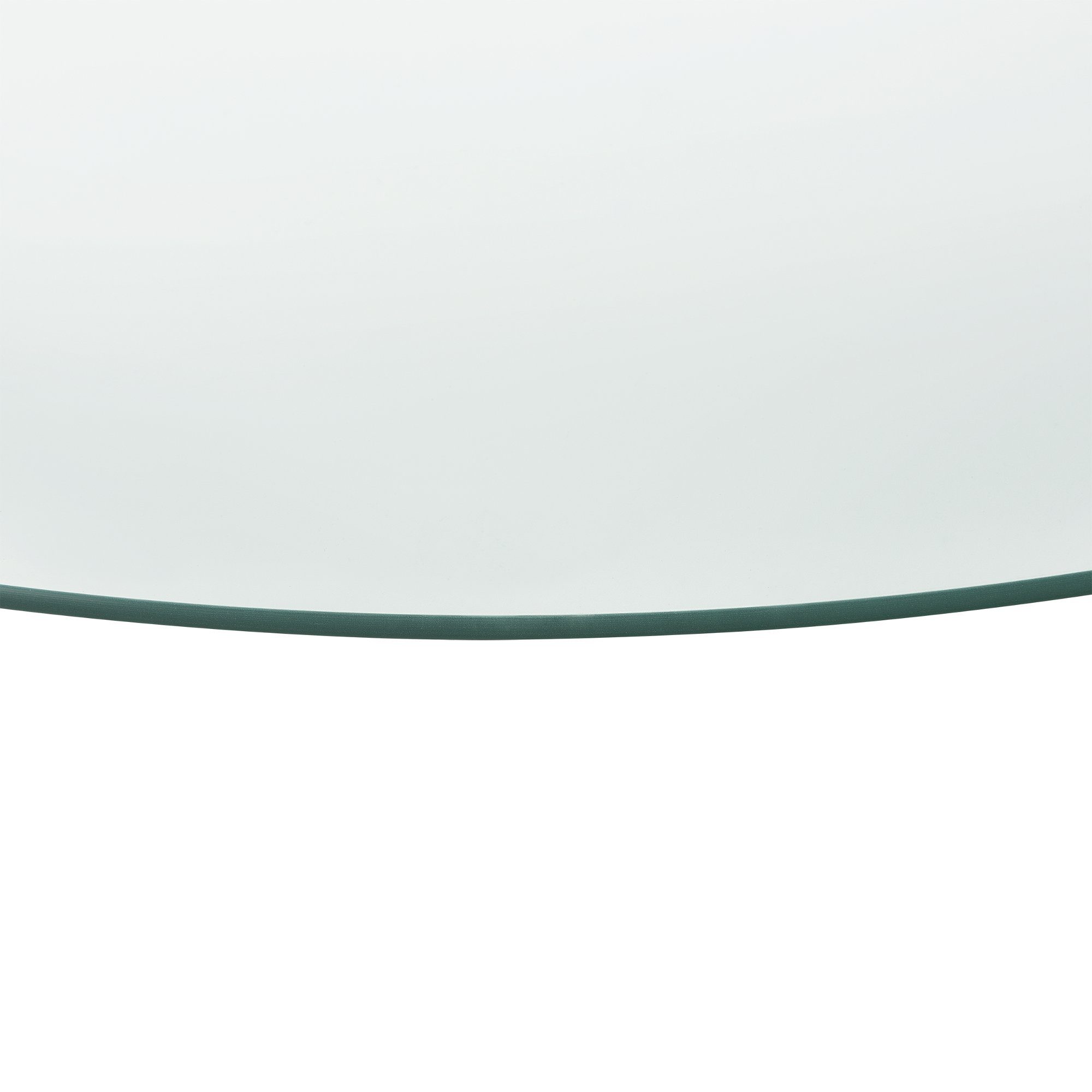 Glasplatte (Tropfenförmig) Ø »Glasgow« Sicherheitsglas neu.haus Tropfenform 6mm Tischplatte, cm 90 durchsichtig ESG