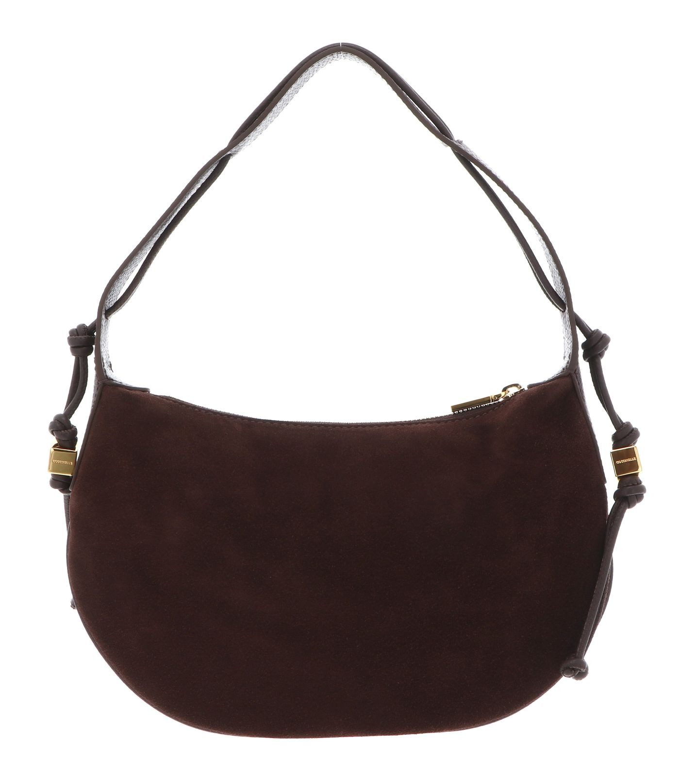 COCCINELLE Schultertasche Handbag Suede Le. / Grained Le., aus echtem Rindsleder