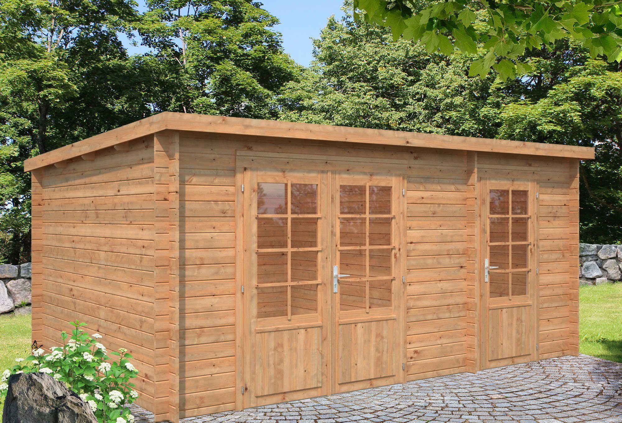 Thumbnail - Palmako Gartenhaus Ella, BxT: 477x340 cm, 13,1 m²