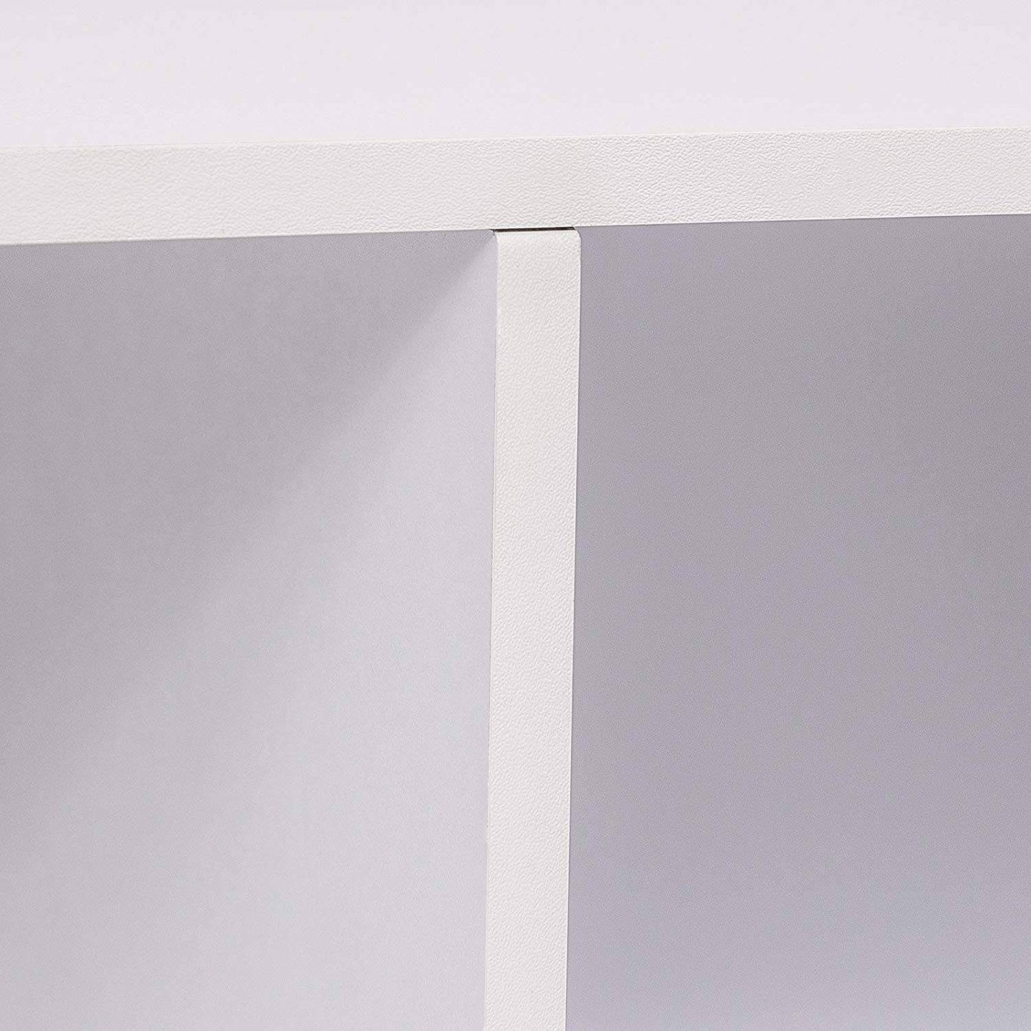 Weiß Woltu Bücherregal, 7 MDF, 1-tlg., Fächer, Büroregal, 60x30x108cm Raumteiler