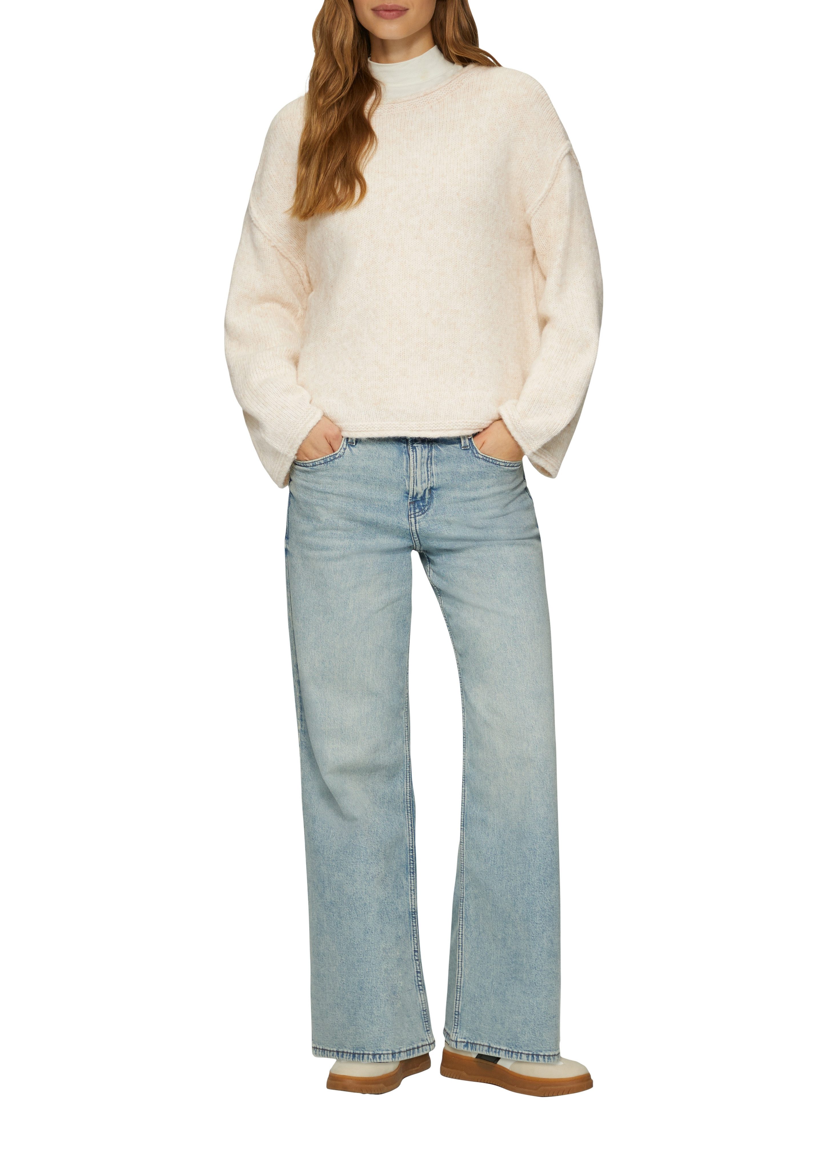 s.Oliver Strickpullover mit weiten Ärmeln günstig online kaufen