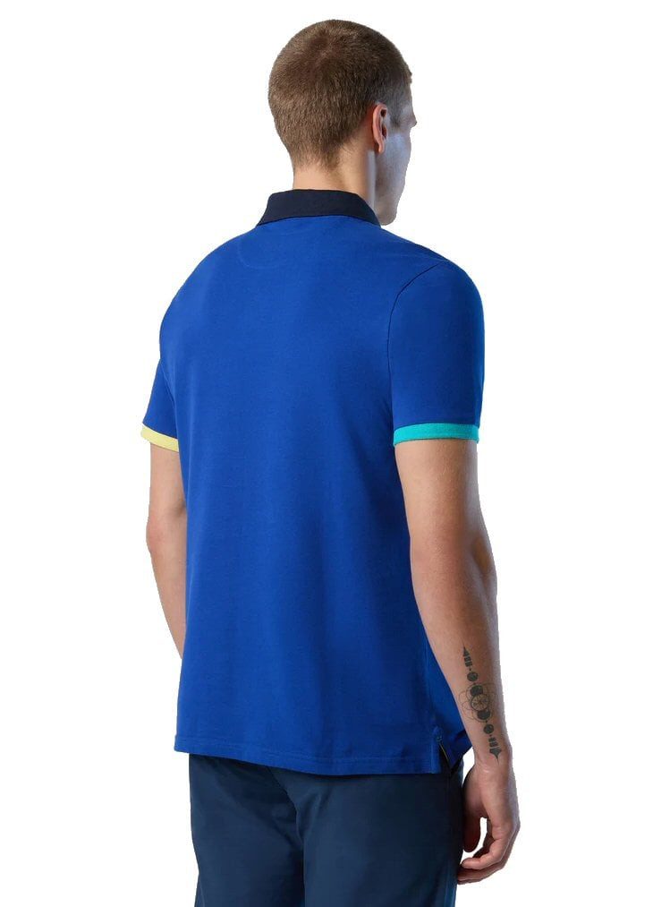 North Sails Poloshirt (Baumwolle) royalblau Herren
