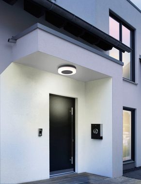 Paul Neuhaus LED Außen-Deckenleuchte FABIAN, LED fest integriert, Warmweiß, IP54