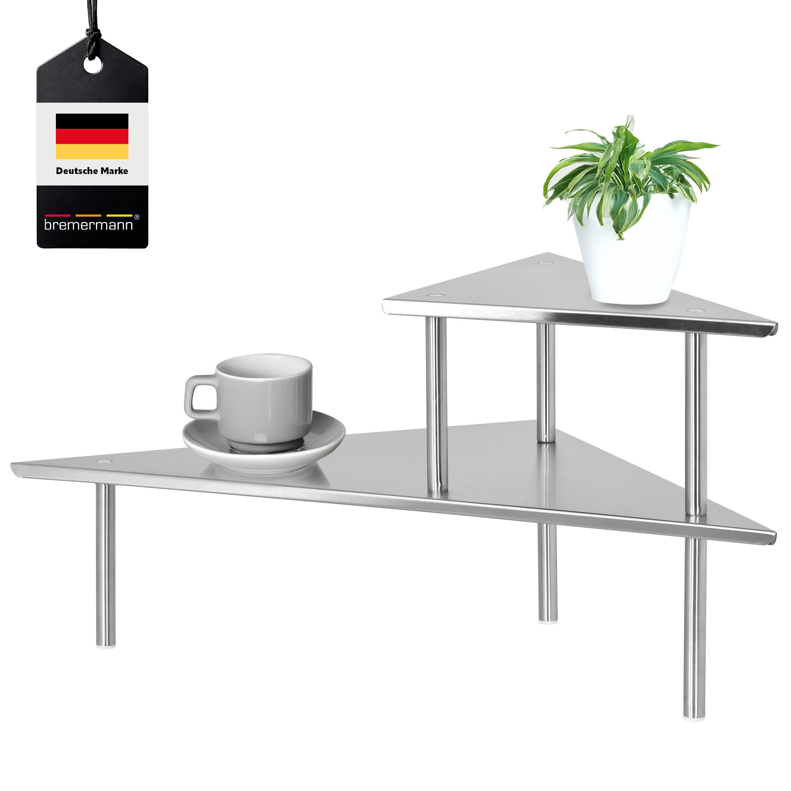 bremermann Küchenregal Küchen-Eckregal, Küchenregal, Gewürzregal, aus Edels günstig online kaufen