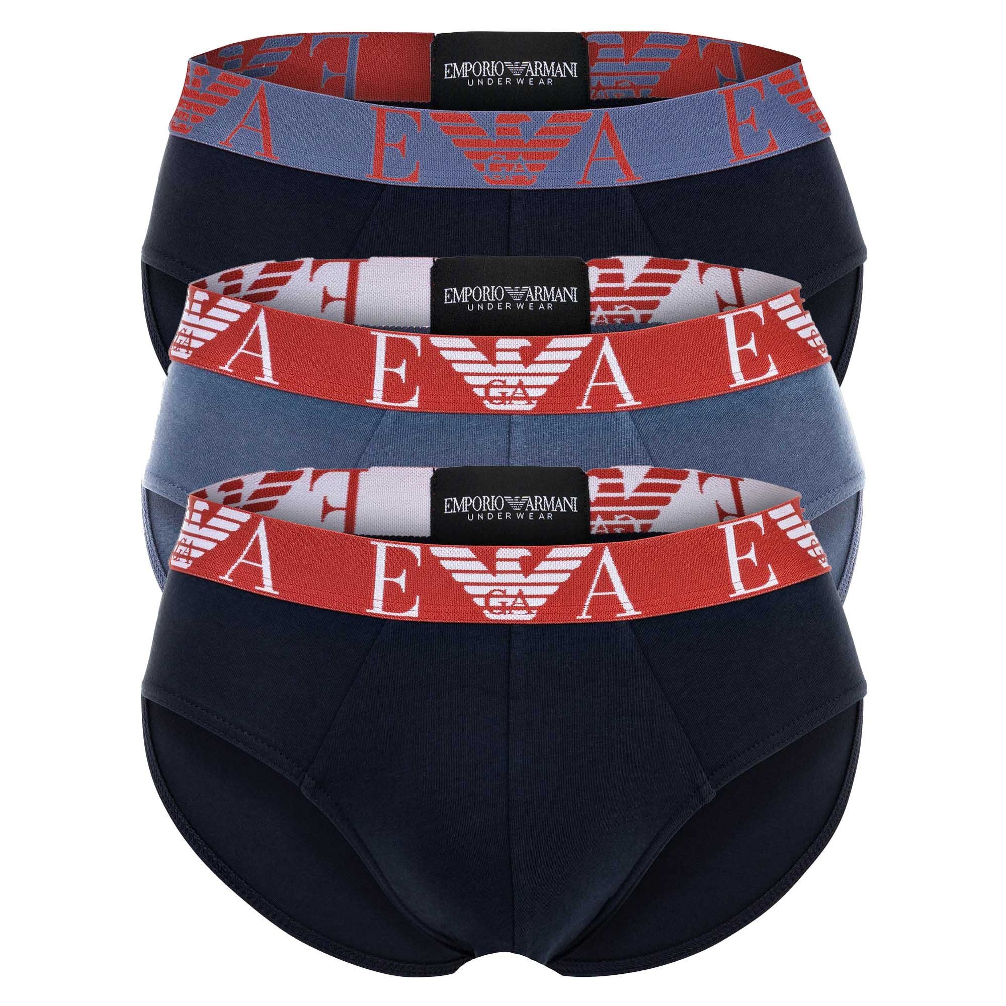 Slip Herren Slip 3er Pack Baumwolle Bold Monogram