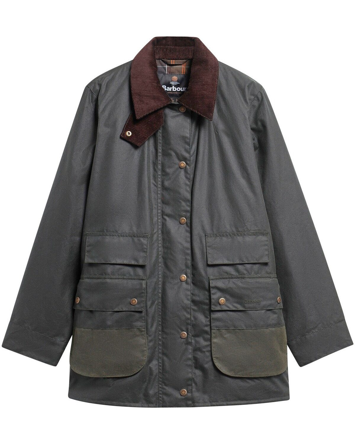 Barbour Allwetterjacke Wachsjacke Modern Border Tartan