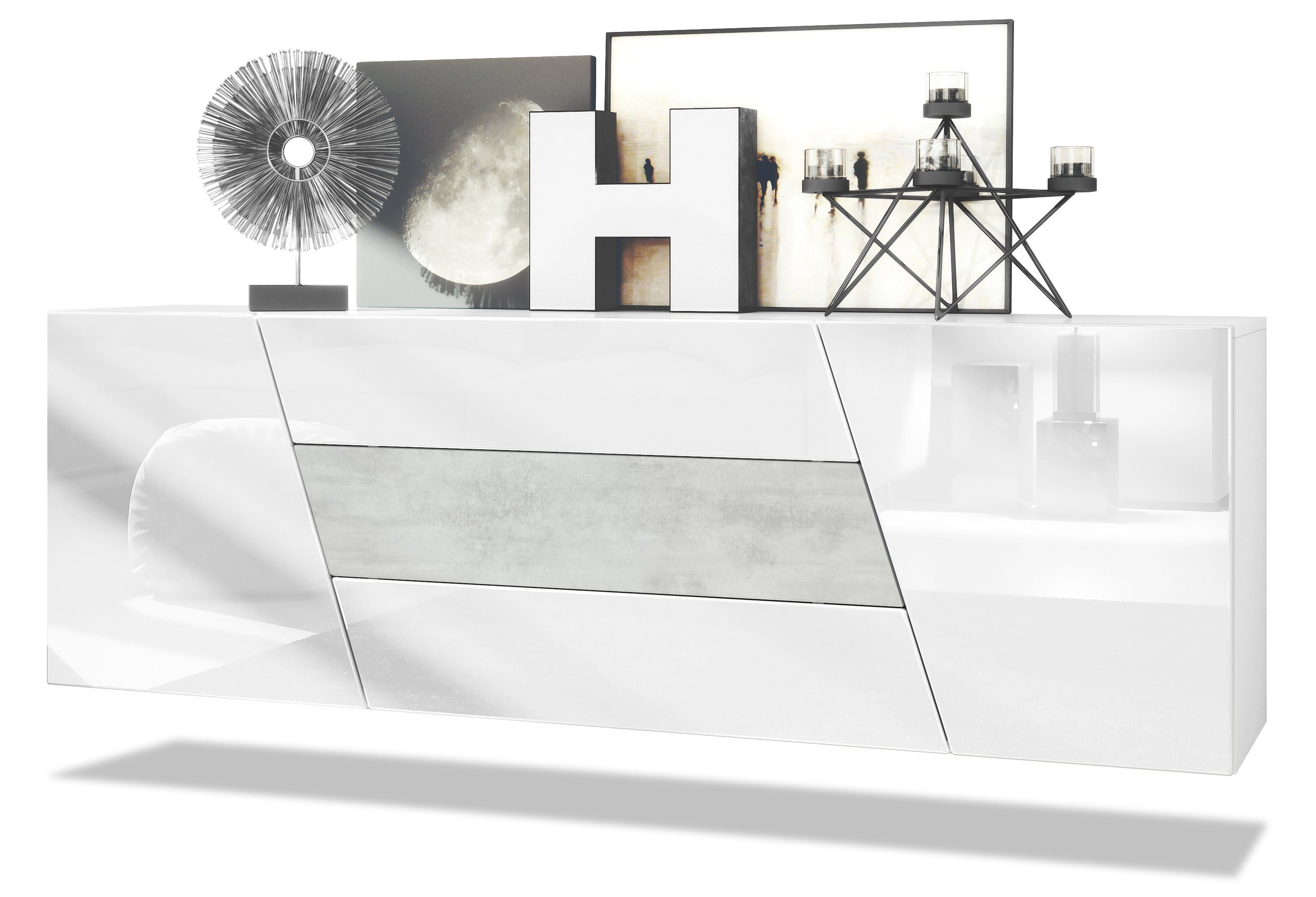 Vladon Sideboard Houston (hängende Kommode, mit günstig online kaufen