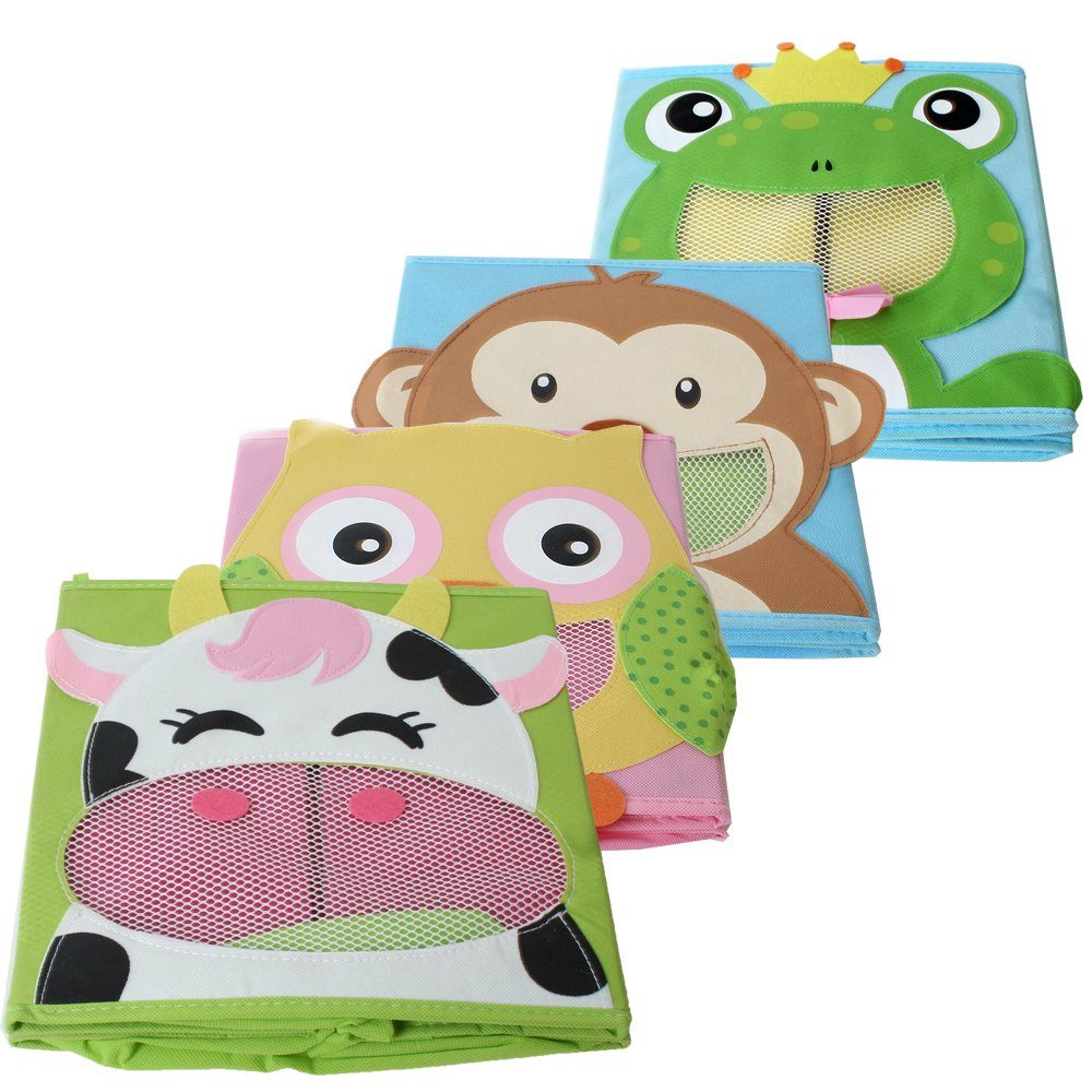 TE-Trend Faltbox 4 Stück Spielzeugtruhe Aufbewahrung Motiv Faltbox günstig online kaufen