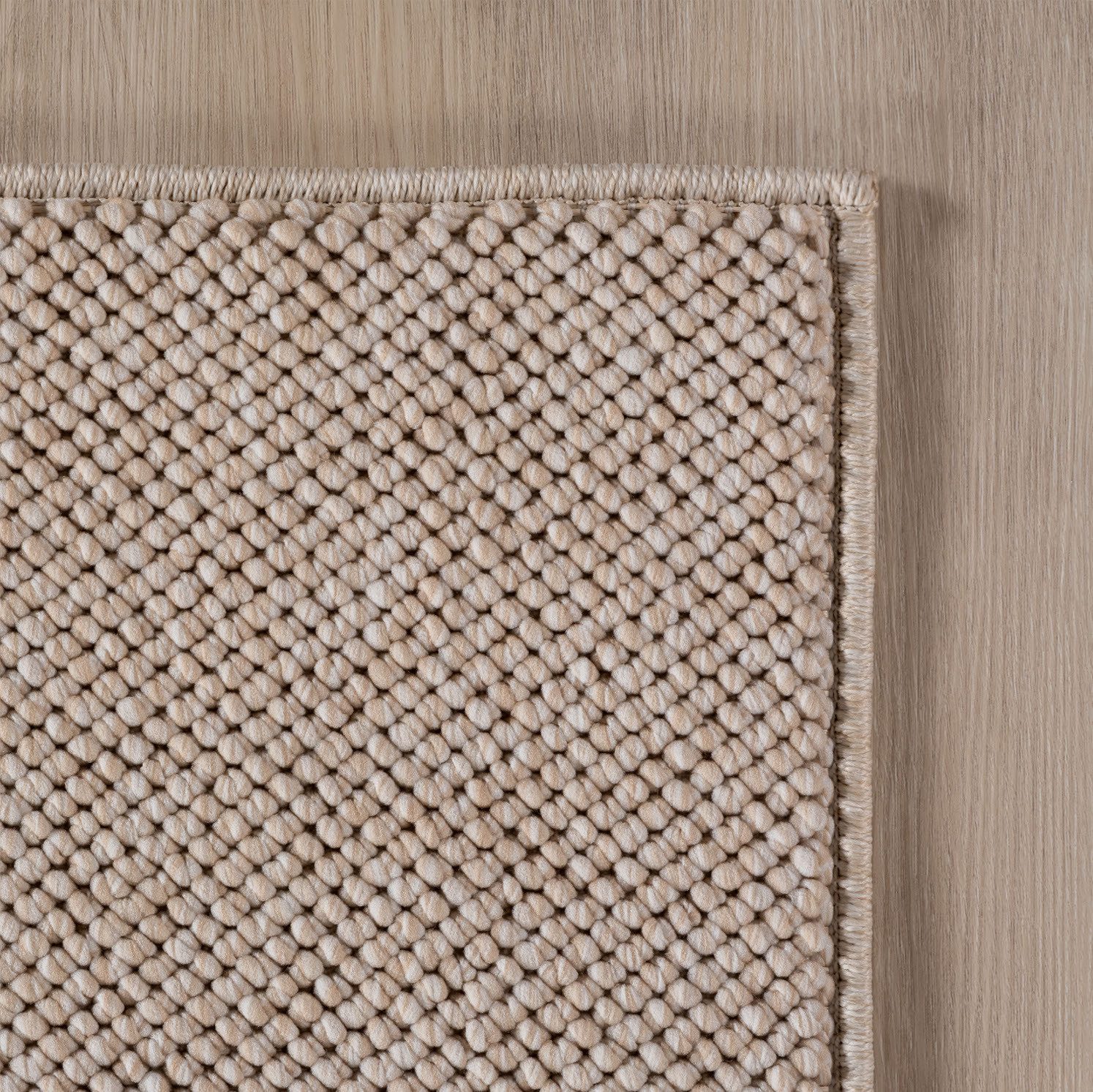 Ayyildiz Teppiche Teppich HELIX 2200, auch als Läufer und Rund erhältlich, rund, Höhe: 7 mm, 3D-Effekt durch Cut-Loop-Webtechnik, Woll-Optik, Bouclé, Wohnzimmer – Bild 5 von 5