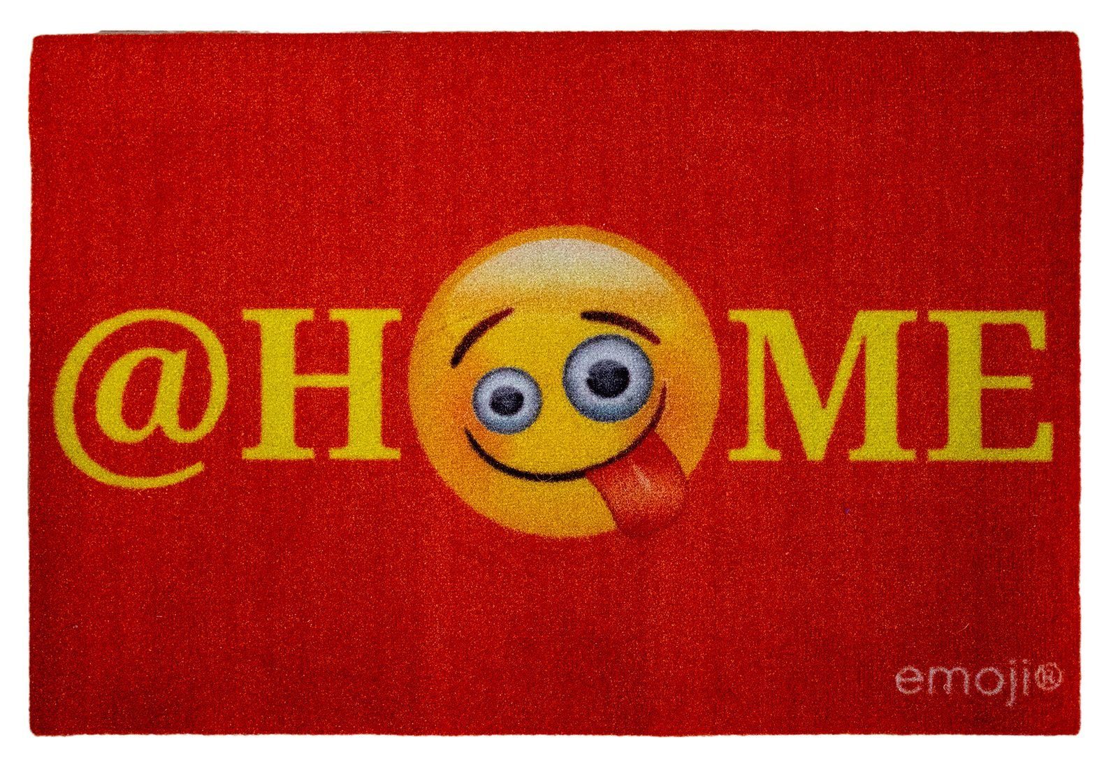 Fußmatte emoji- @Home Orange 3 Rockbites, Rechteckig, Höhe: cm, mm 60x40