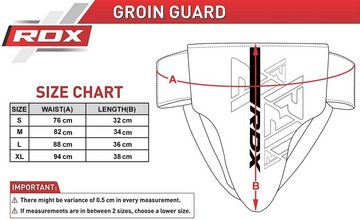 RDX Sports Tiefschutz RDX Groin Guard für Boxen Kickboxen Leder Männer Jockstrap Protector