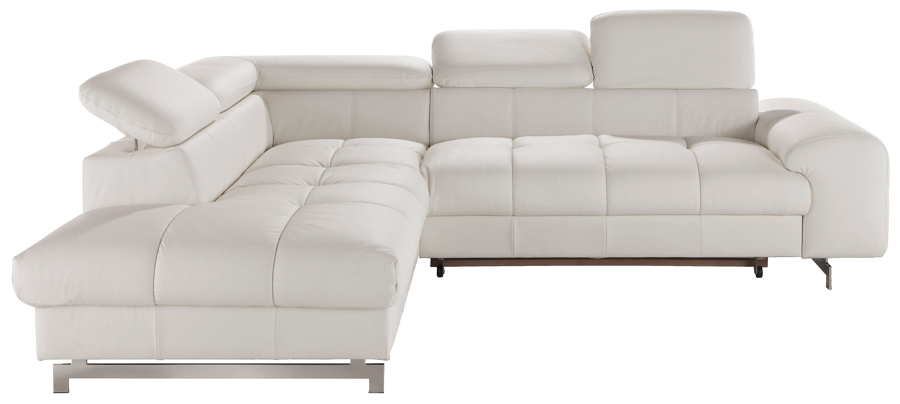COTTA Ecksofa Chef L-Form, mit Kopfteilverstellung, günstig online kaufen