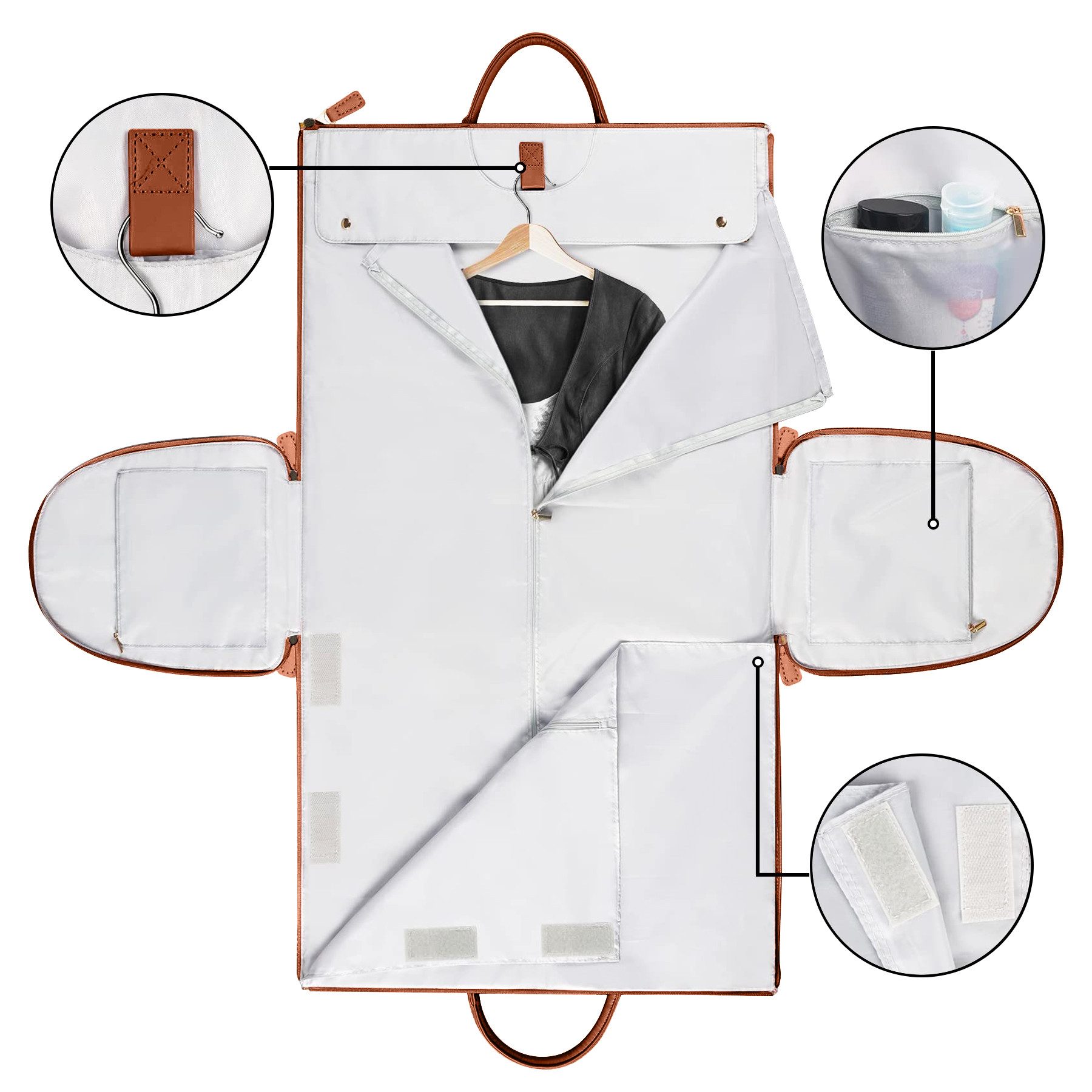 Mutig Reisetasche Reisetasche faltbar, wasserdichter Kleidersack aus Leder günstig online kaufen