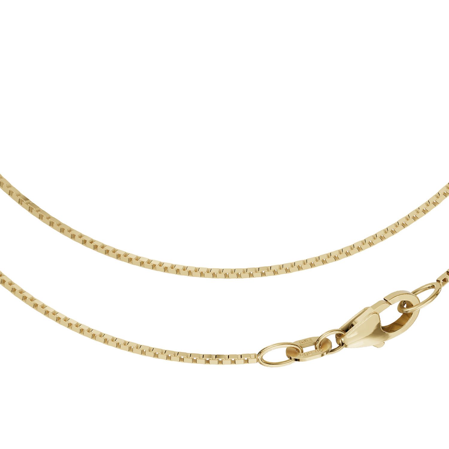 Goldkette JB Edle Goldkette Veneziakette 585 - 14 K Gold 0,9 mm 45 cm