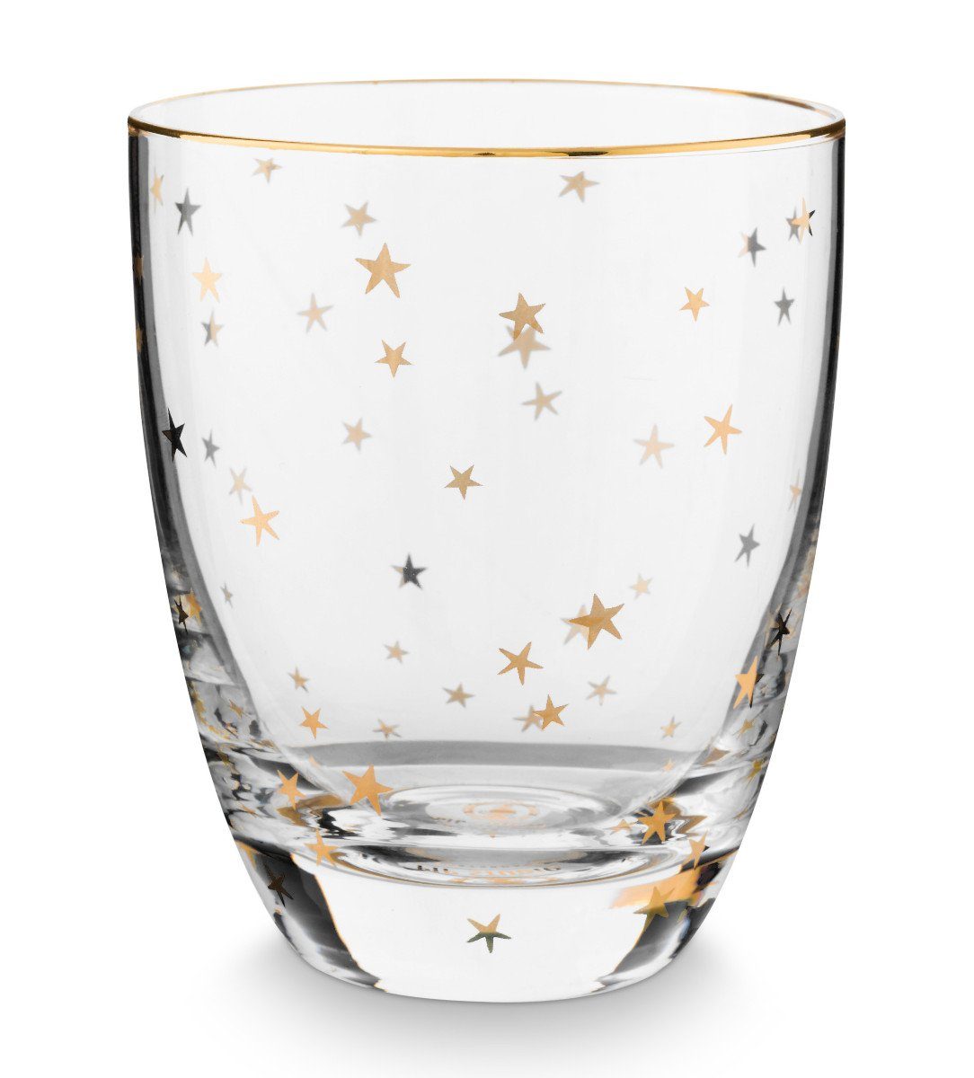 Glas Stars Wasserglas gold 0,36l