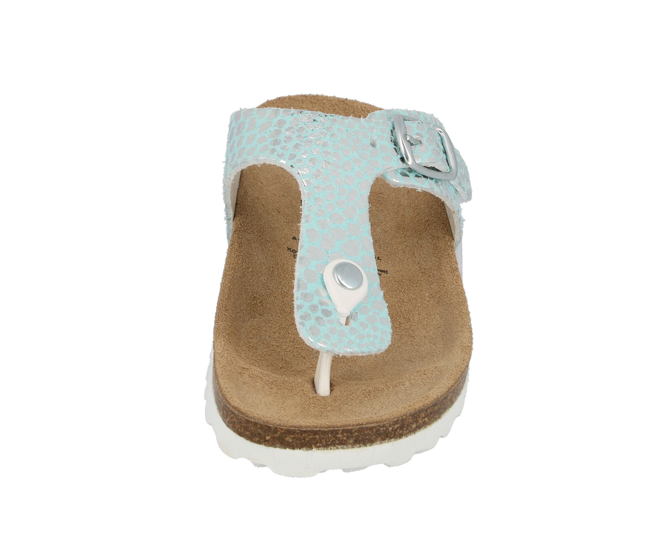 Lico Zehenstegpantolette Bioline Stone Kids Pantolette