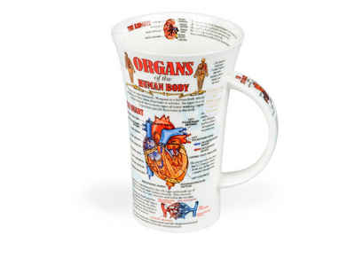 formano Tasse Becher Glencoe Organs of Body, Knochenporzellan, detailreiche Illustration