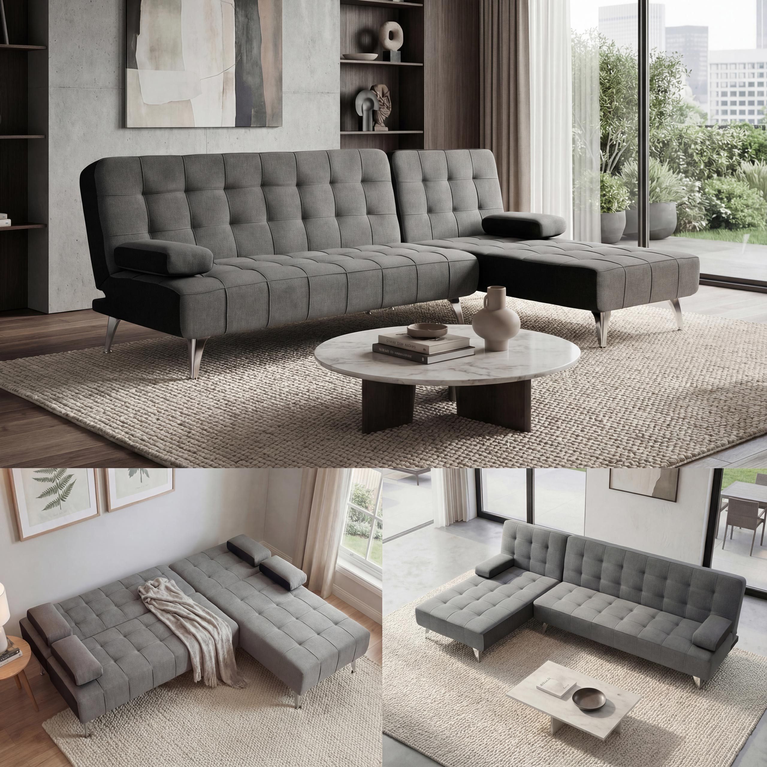 MCW Ecksofa MCW-K22, Liegefläche links/rechts