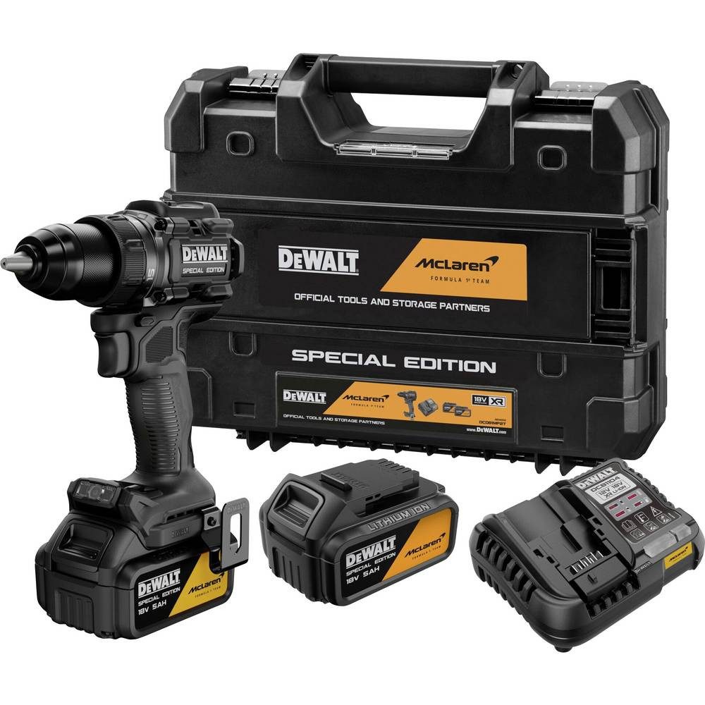 DeWalt Akku-Schrauber DCD81MP2T-QW DCD81MP2T-QW Akku-Bohrschrauber 18 V 5 Ah