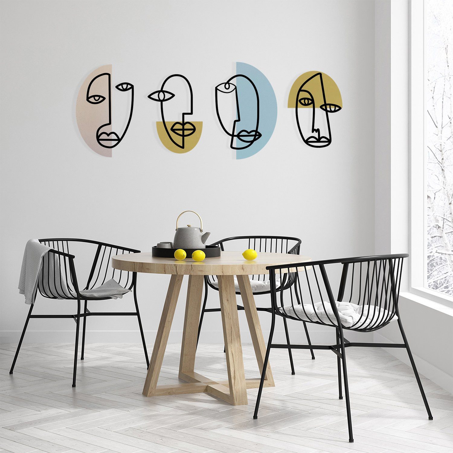 Wallity Wanddekoobjekt METAL, 159 x 58 günstig online kaufen