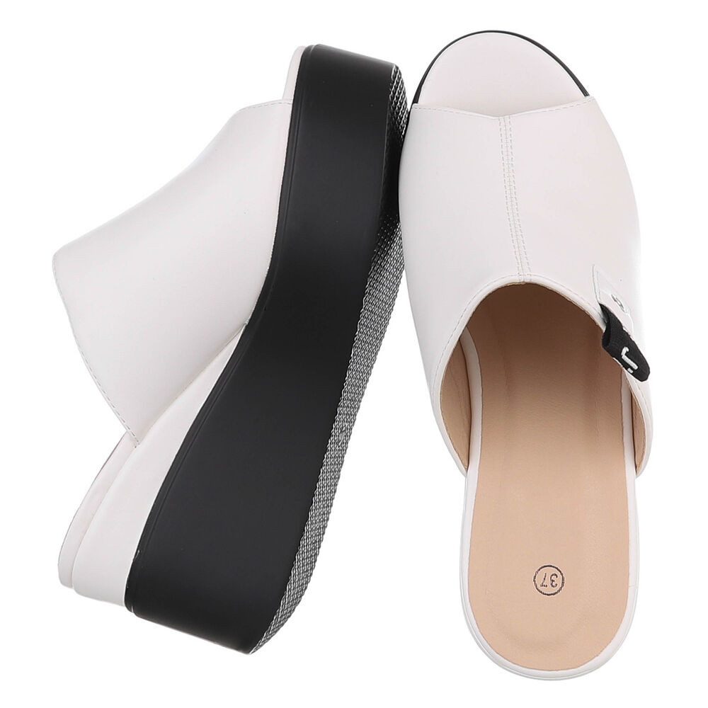 Ital-Design Moderne Absatzsandalen mit Plateau für Damen Plateausandaletten günstig online kaufen