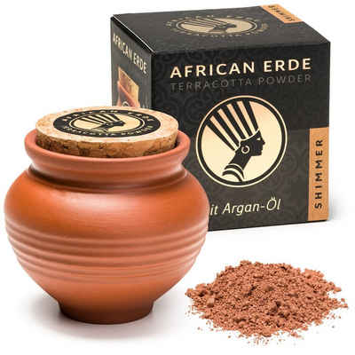 AFRICAN ERDE Bronzer-Puder AFRICAN ERDE Terracotta Puder SHIMMER - NEU mit Arganöl