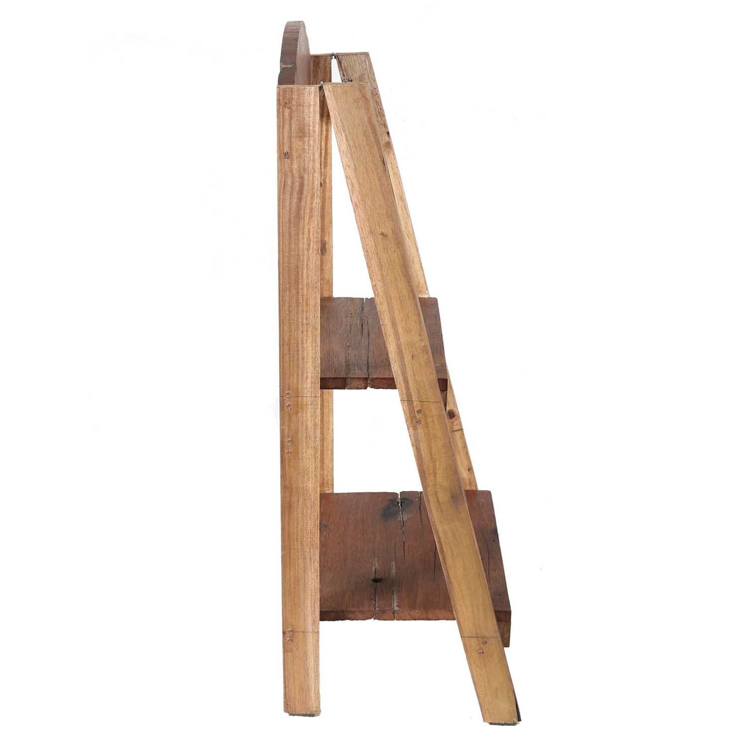 Casa Moro Pflanzentreppe Blumentreppe GRAZIA 2 stufig aus Massivholz Blumenleiter, Holz Regal Pflanzenleiter NUA038