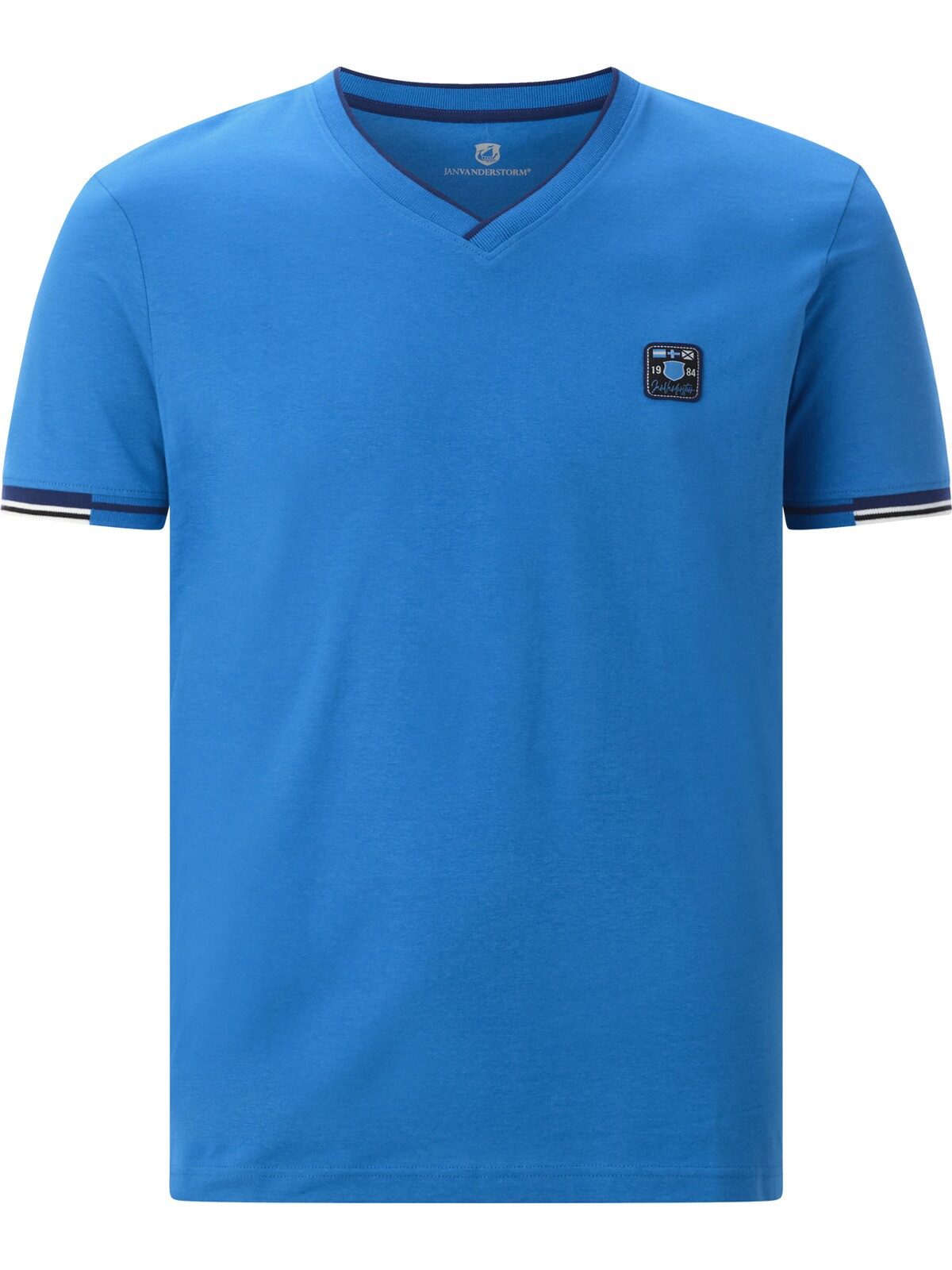 Jan Vanderstorm T-Shirt MORKBERG mit V-Ausschnitt