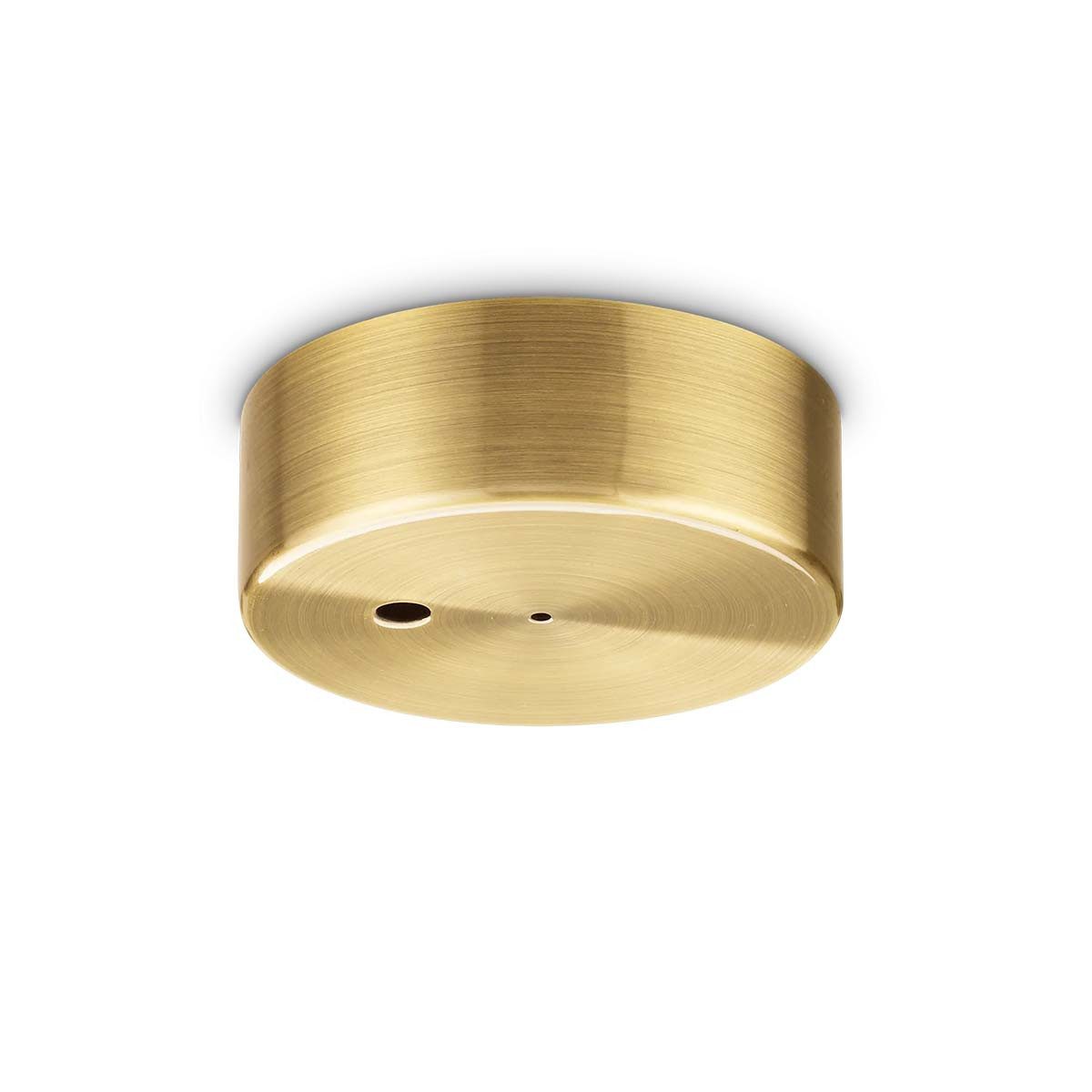 Ideal Lux Lampen-Verteiler Lampen Baldachin magnetisch 1-fach 1e1m, Ø: 9 cm, H: 3,3 cm, Messing