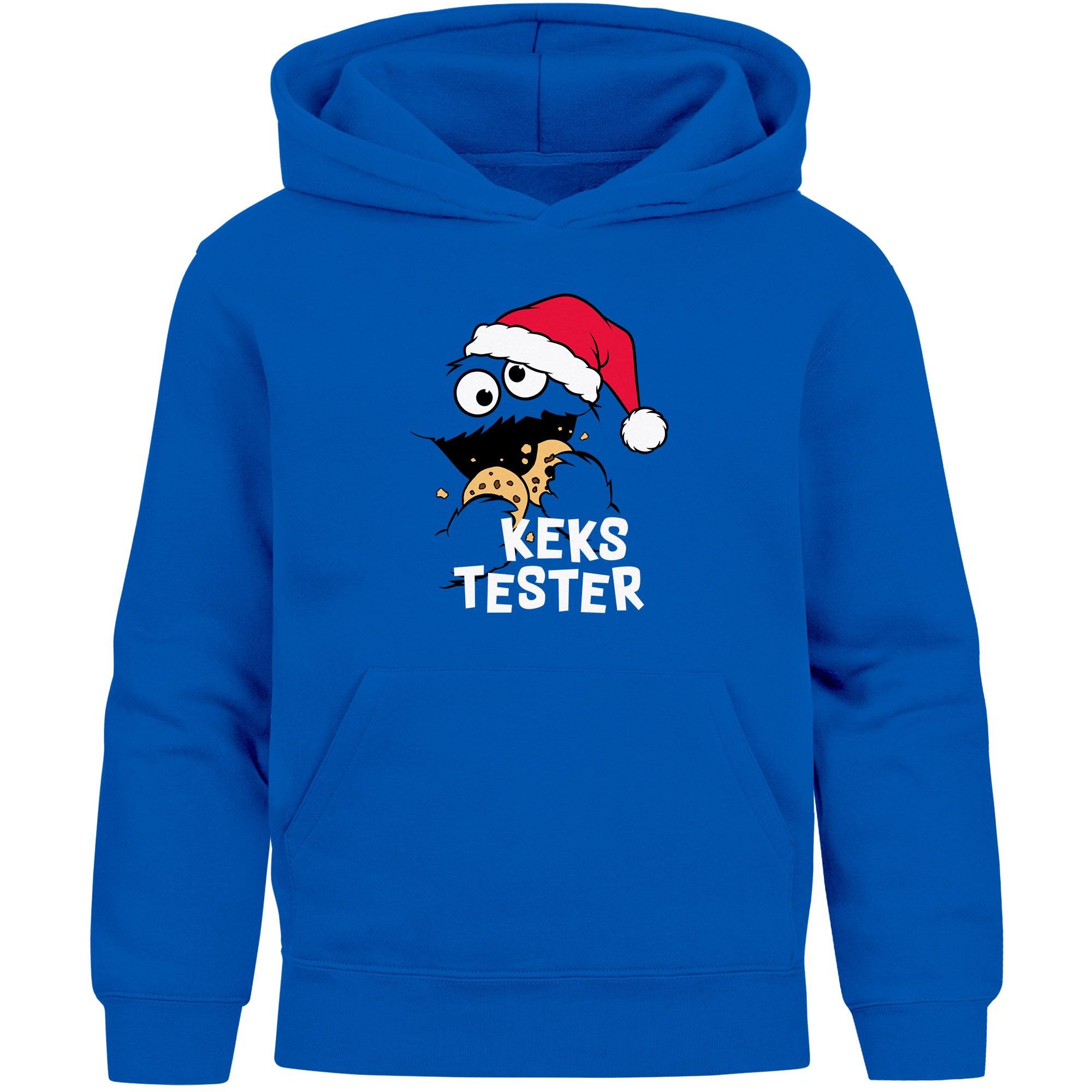 Hoodie Kinder Hoodie Weihnachtspullover Keks Tester Cookie Monster Jungen