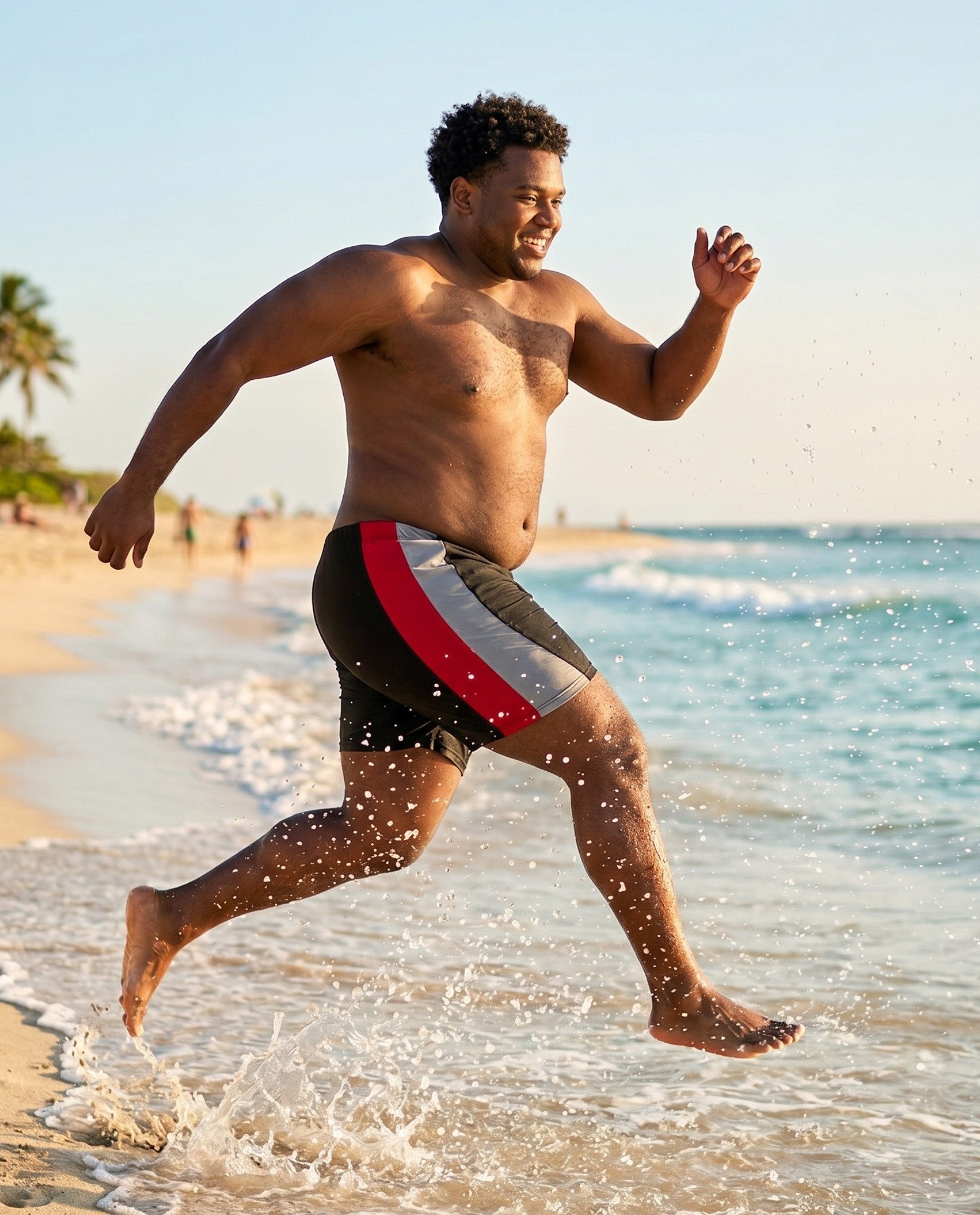 Luvanni Boxer-Badehose Badehose Herren Boxerbadehose in großen Größen Plus Übergrößen Schwimmhose Männer Shorts Hose Boxerbadehose