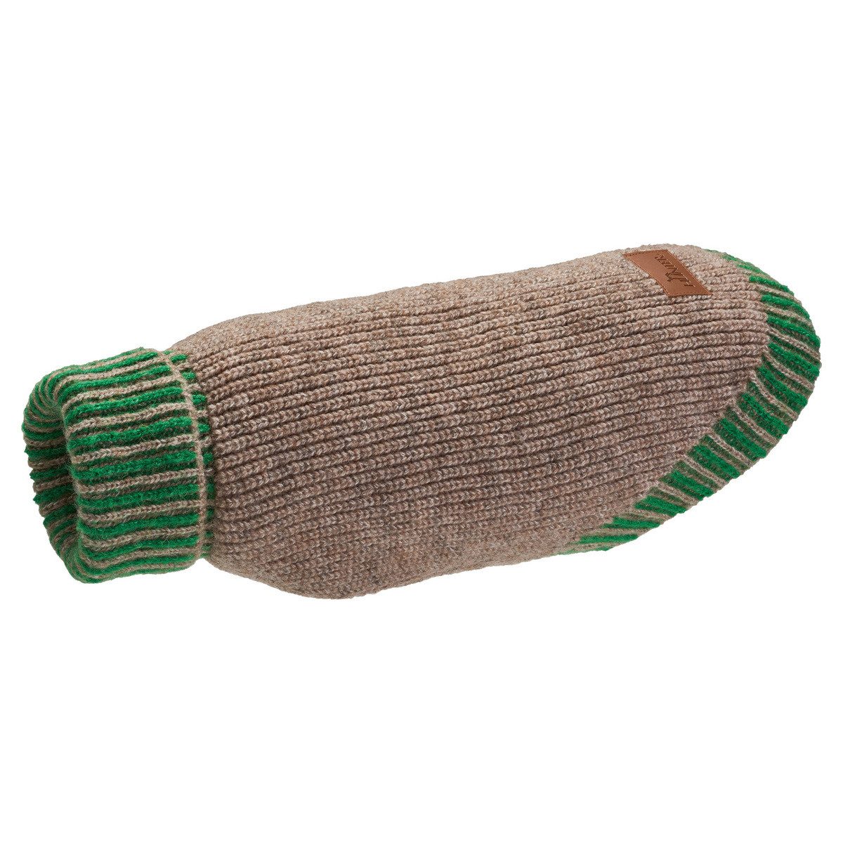 Hunter Tierbedarf Hundepullover Hundepullover Odense mit Mütze (Set) beige/grün