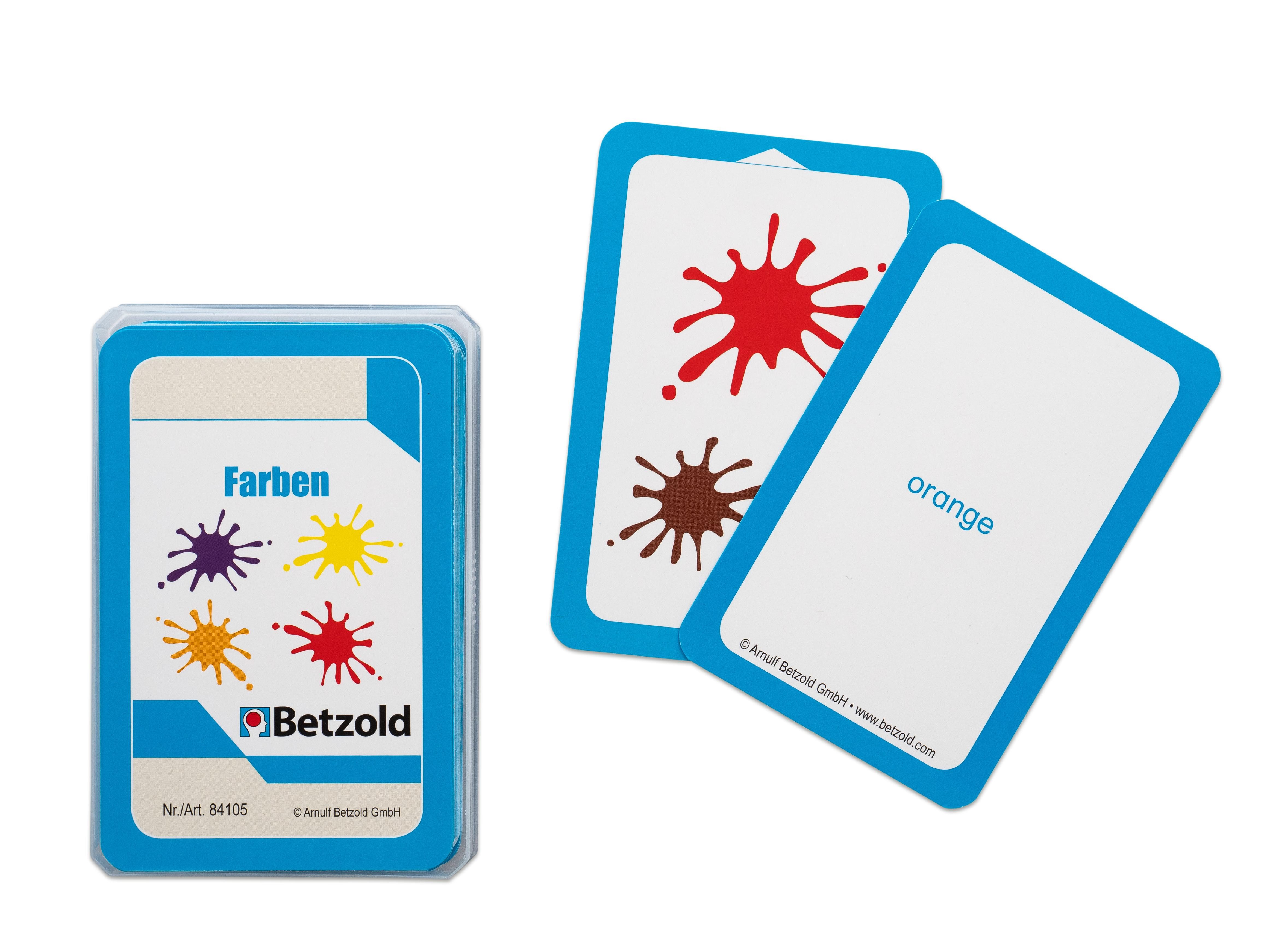 Betzold Lernspielzeug Farben - Karten für den Magischen Zylinder