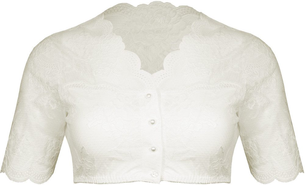 Nina Von C. Dirndlbluse 'Kalea' mit Knopfleiste V-Ausschnitt 16463718, Ch günstig online kaufen