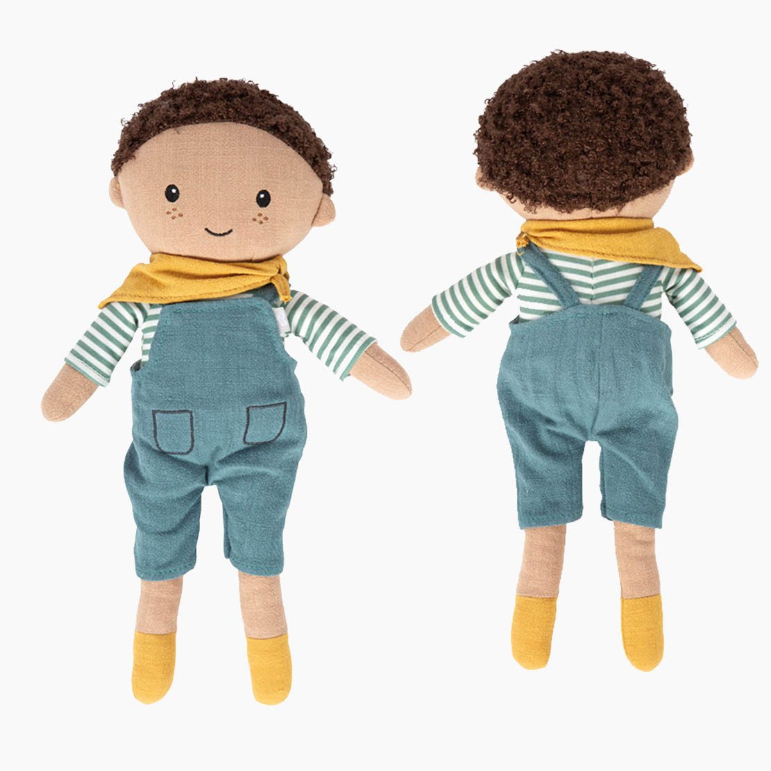 small foot GmbH & Co. KG Stoffpuppe Stoffpuppe Leo (Spar-Set, 1-tlg., packung), Mit aufwändig und liebevoll gestickten Gesichtern