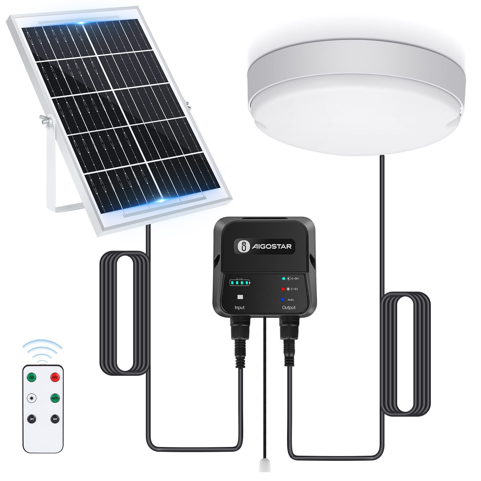 Aigostar LED Solarleuchte Solarlampe Decke Außen günstig online kaufen